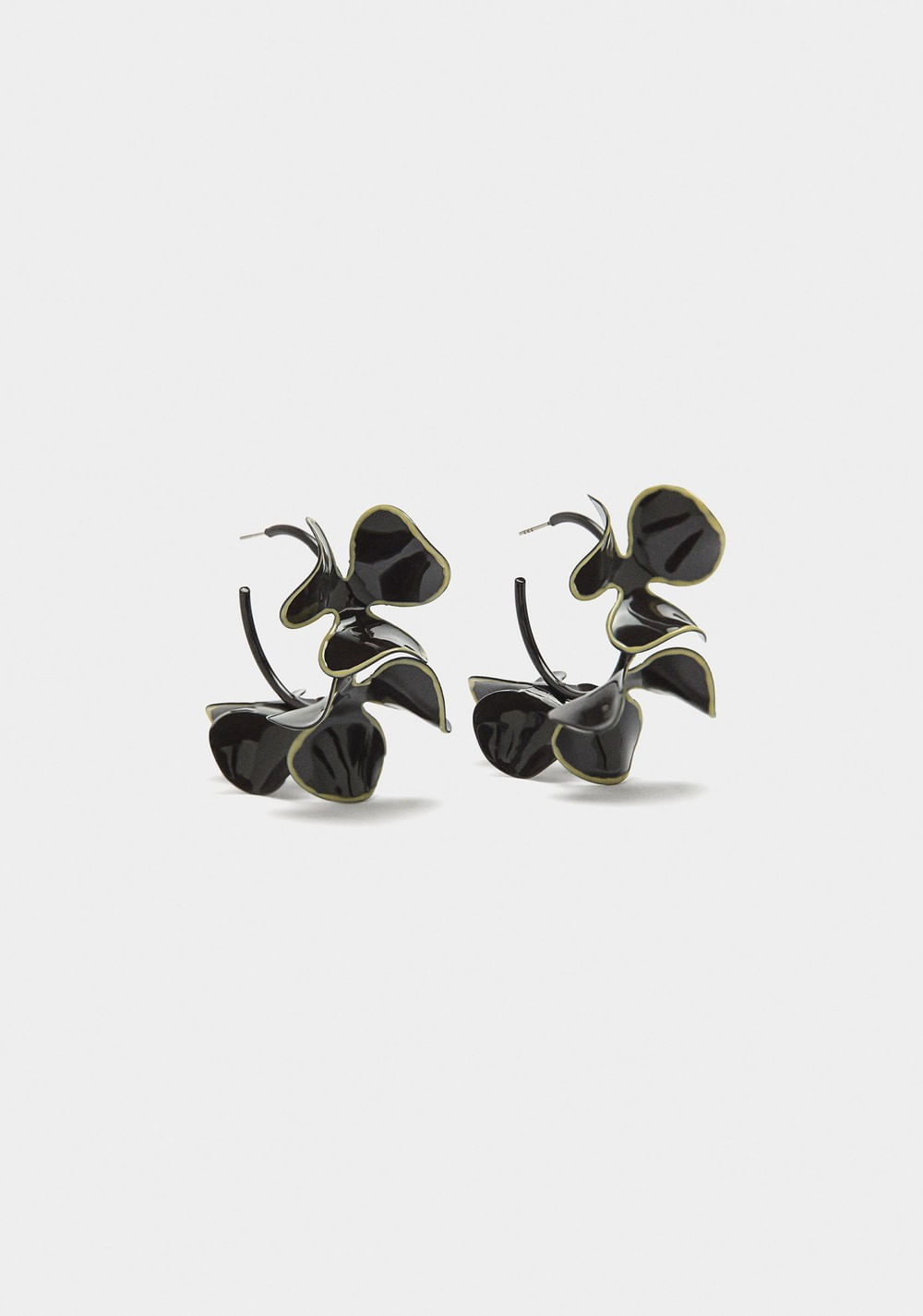 Zarcillos de Aro con Flores Esmaltadas Parfois Imagen Principal