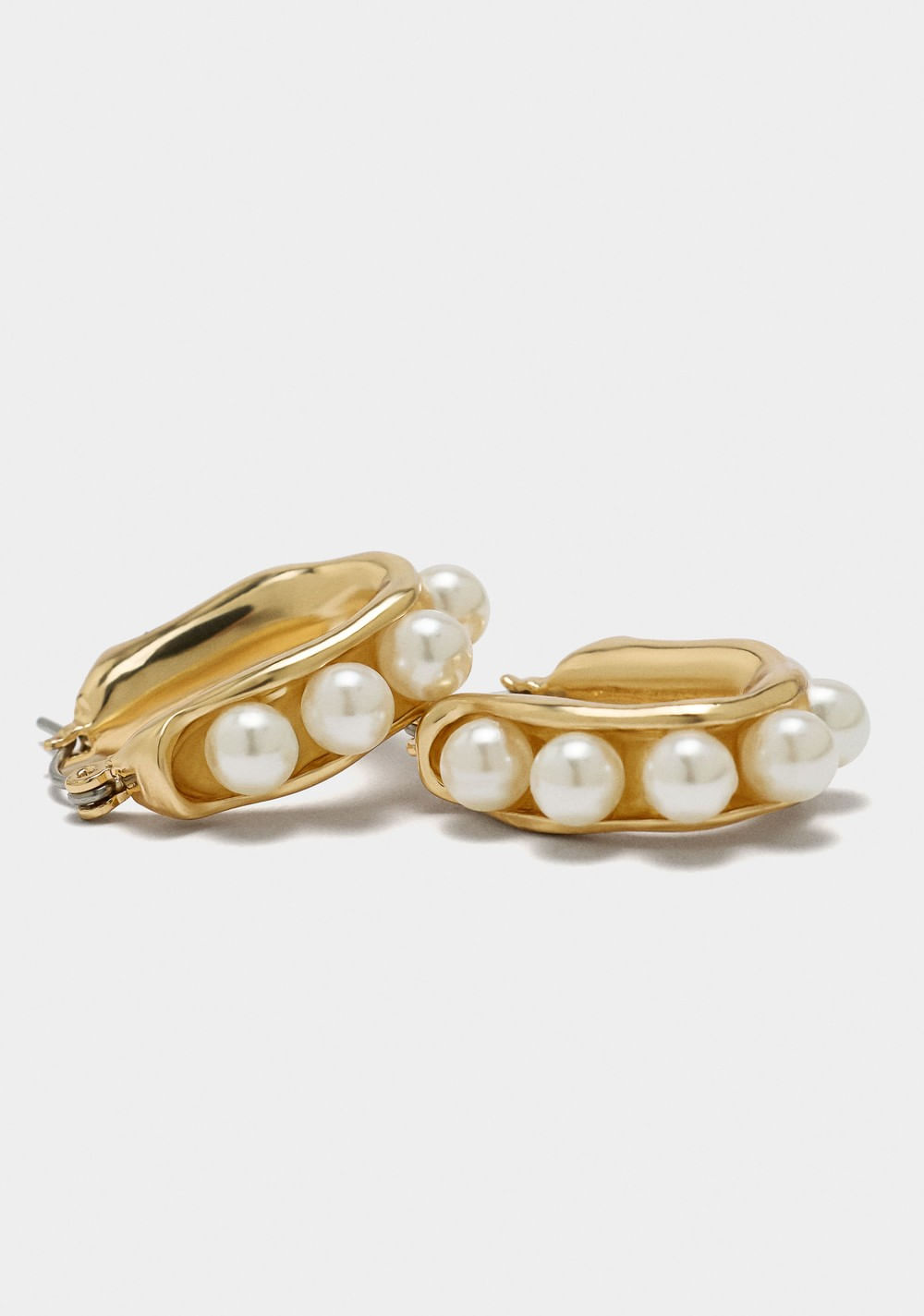 Zarcillos de Aro con Perlas Parfois 3