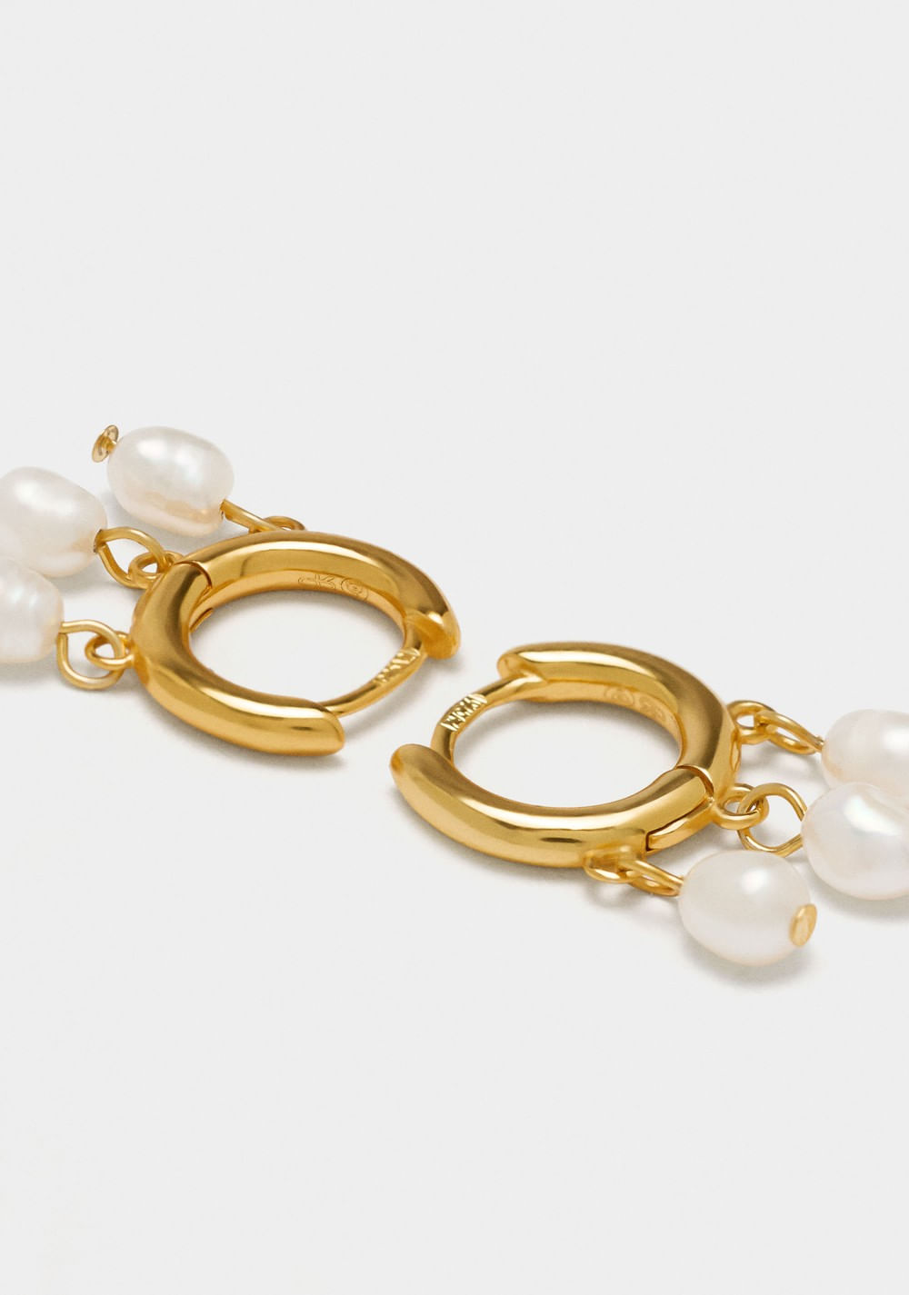 Zarcillos de Aro con Perlas Parfois 2