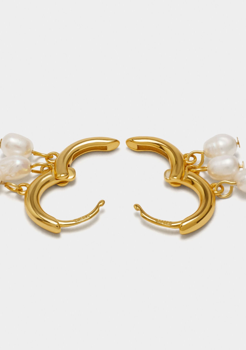 Zarcillos de Aro con Perlas Parfois 3