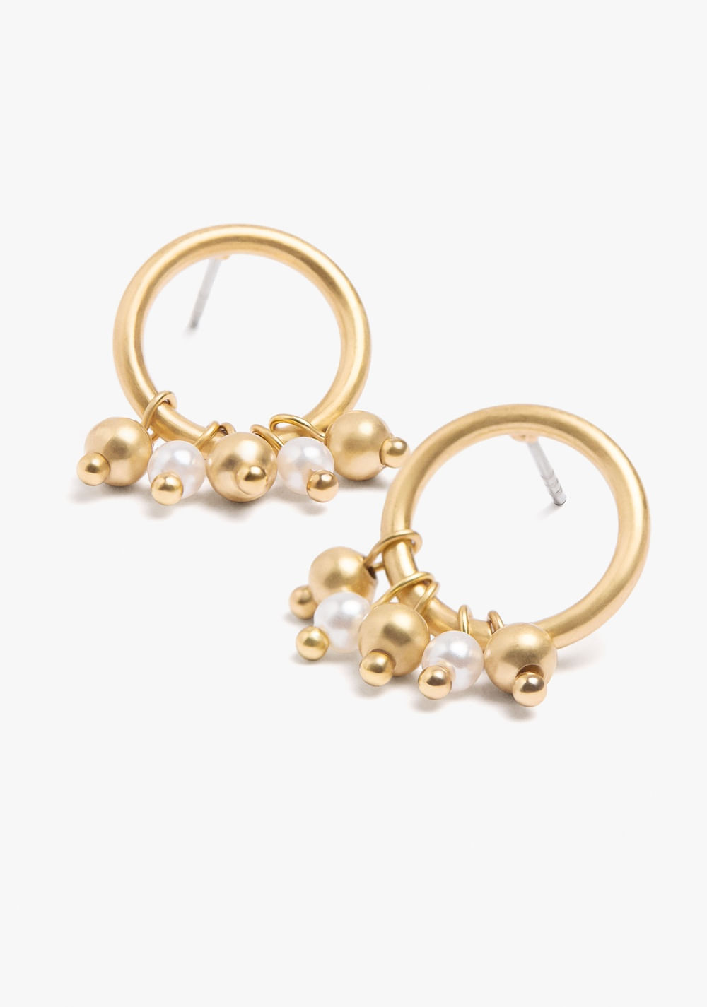 Zarcillos de Aro con Perlas Parfois 2