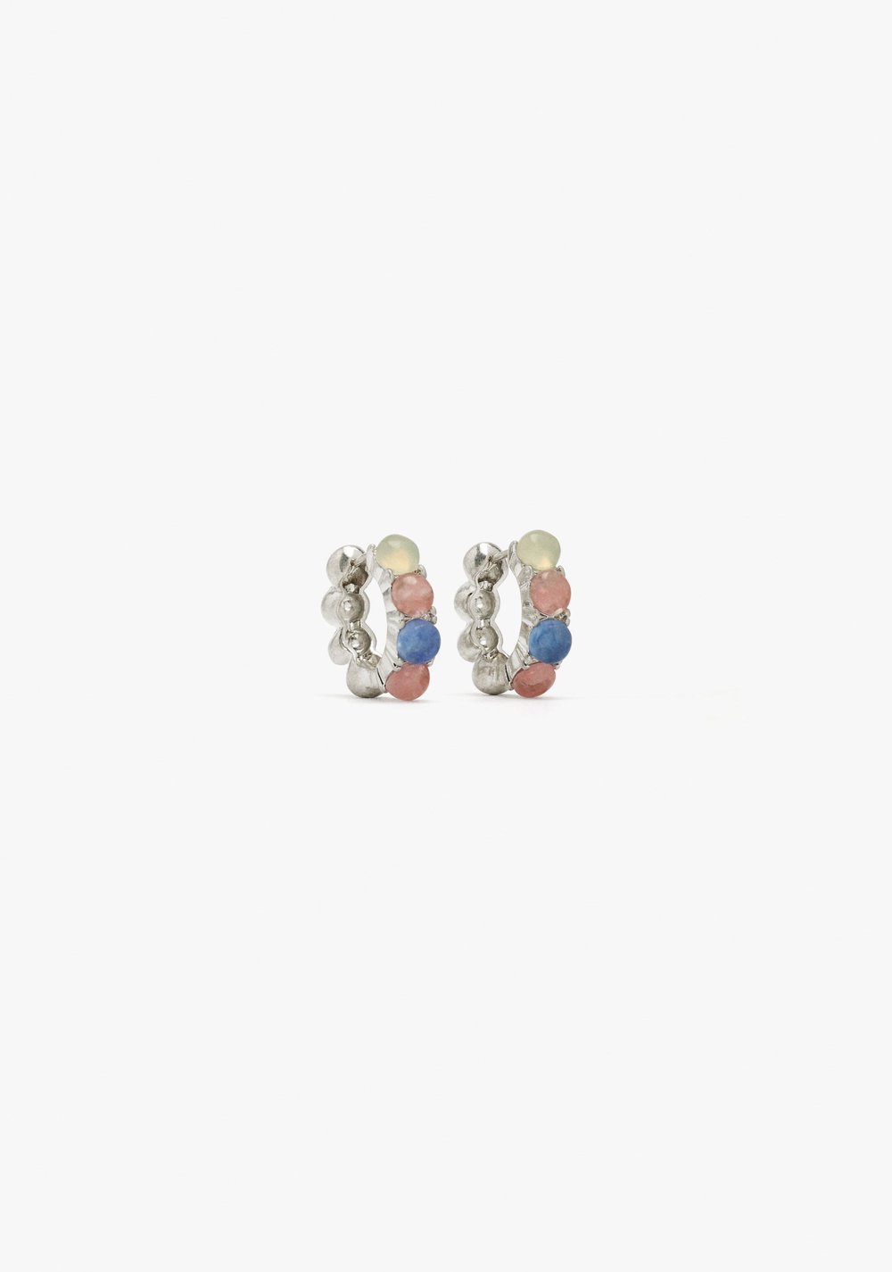 Zarcillos de Aro con Semiesferas de Piedras Parfois Imagen Principal