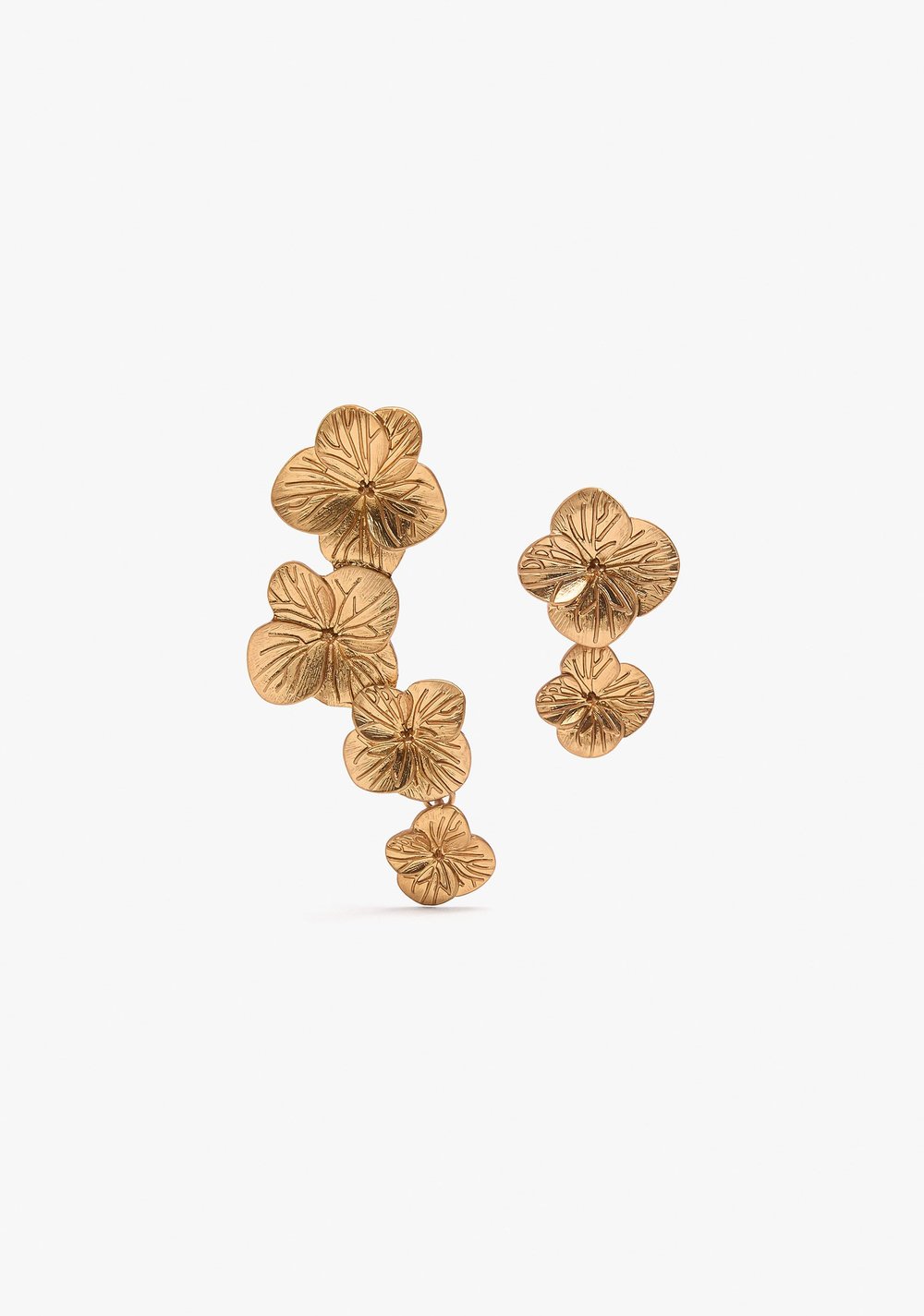 Zarcillos Asimétricos con Flores Parfois Imagen Principal