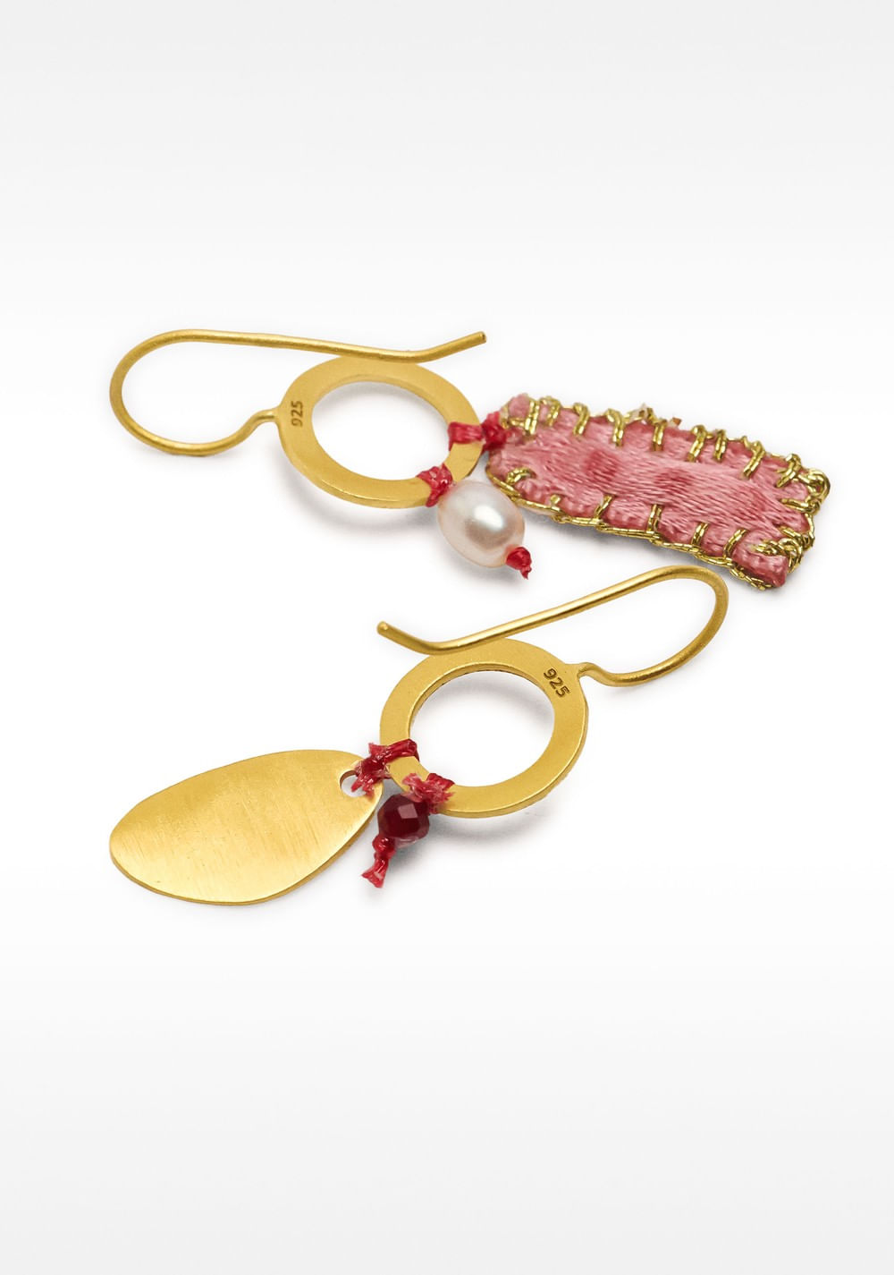 Zarcillos Asimétricos con Perla de Agua Dulce Parfois 4
