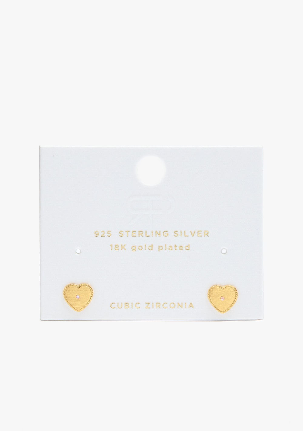 Zarcillos con Circonitas Baño de Oro 18k Parfois 4