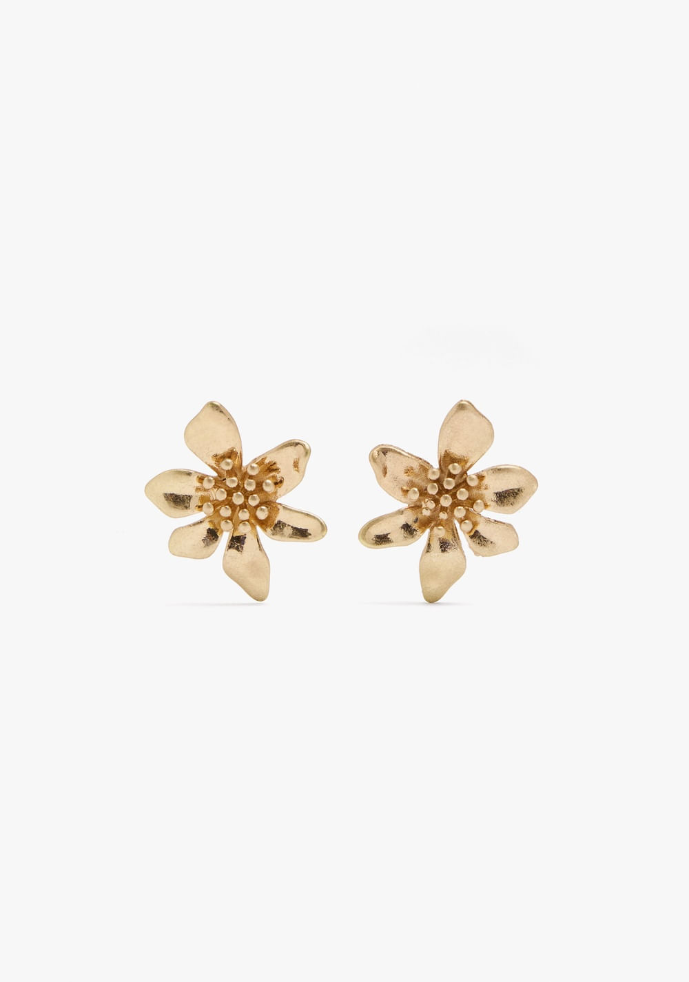 Zarcillos Cortos de Flor con Relieve Parfois Imagen Principal