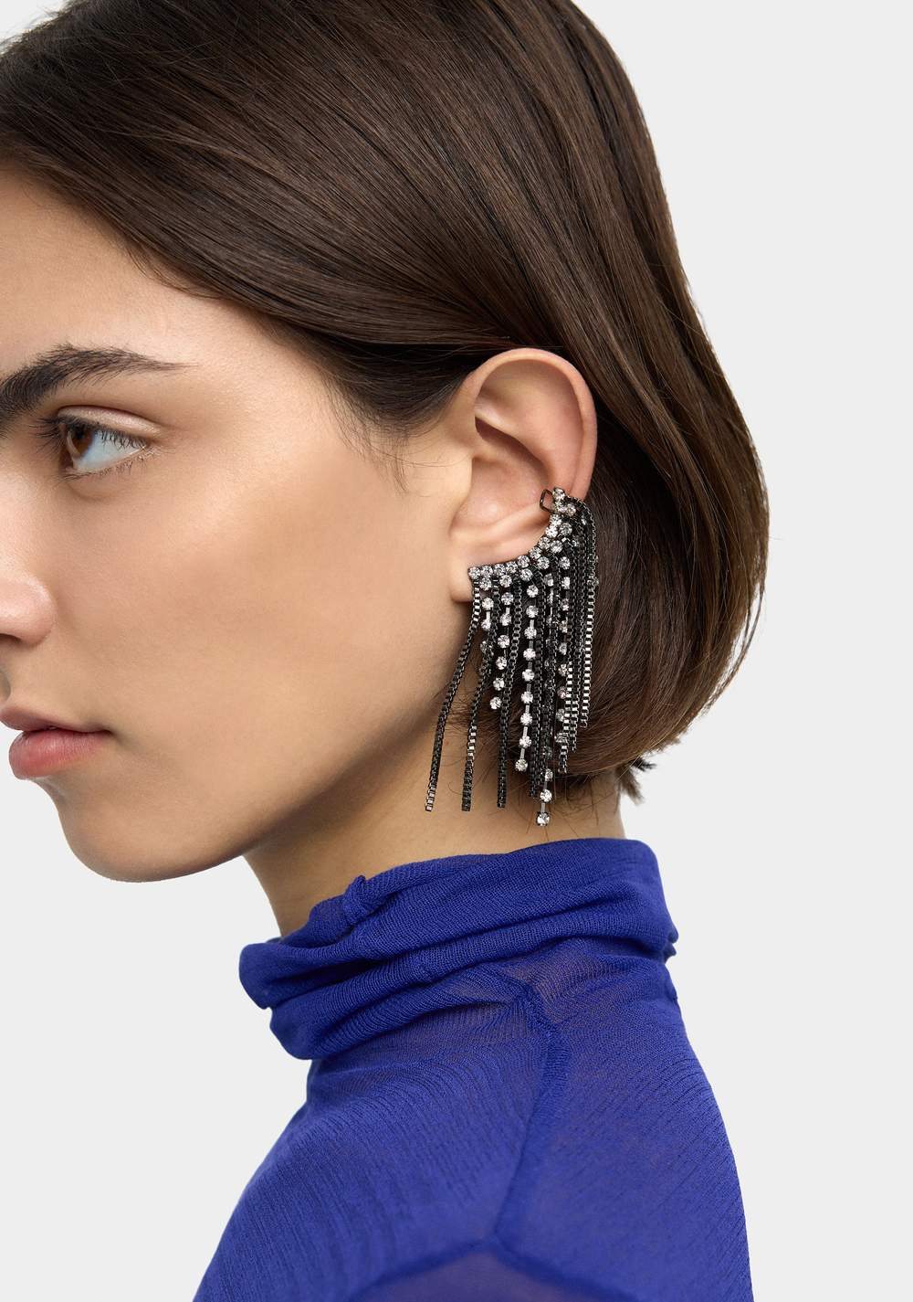 Zarcillos Ear Jacket con Cristales Parfois 2