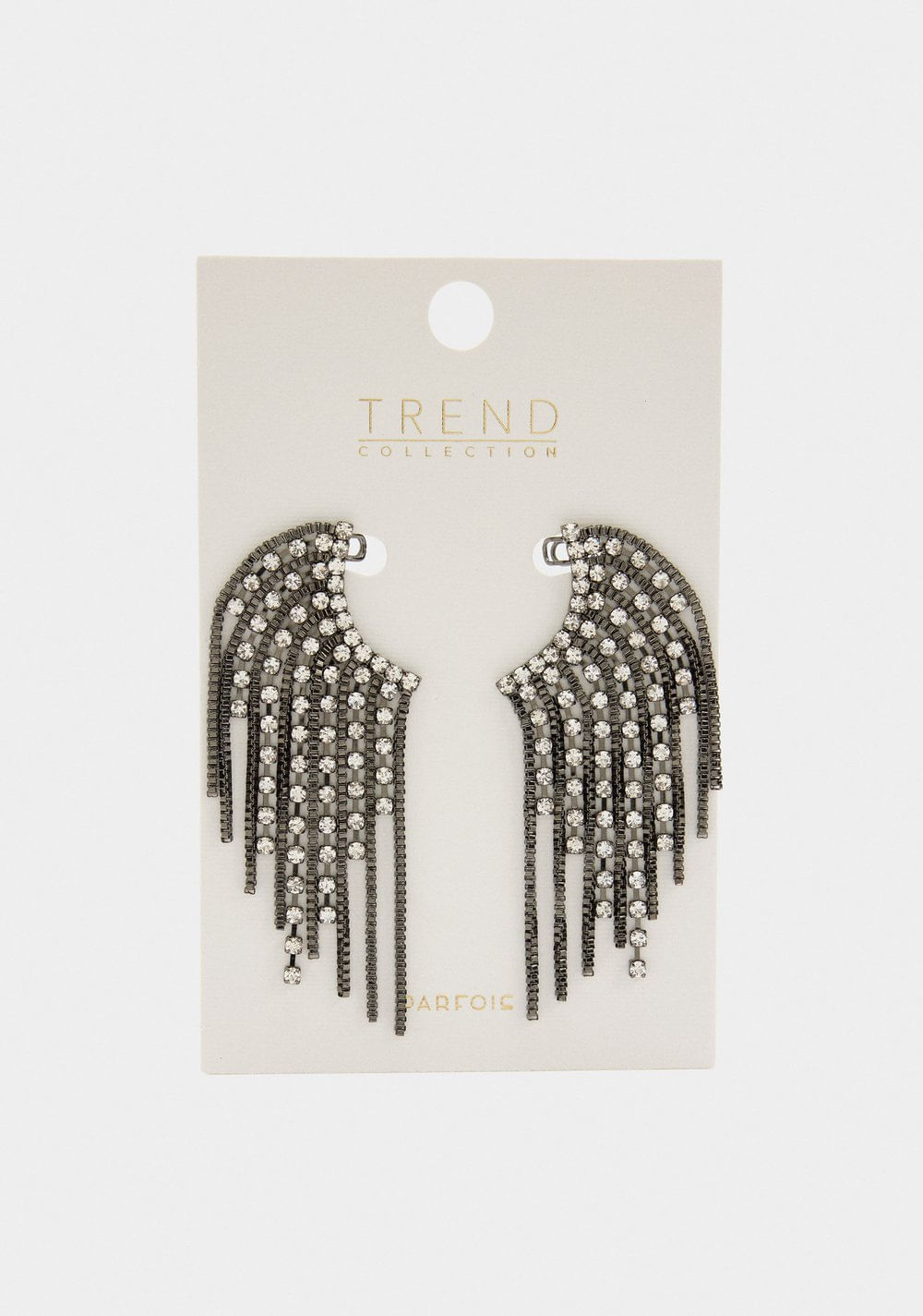 Zarcillos Ear Jacket con Cristales Parfois 5