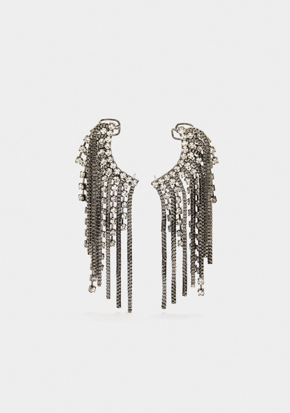 Zarcillos Ear Jacket con Cristales Parfois Imagen Principal