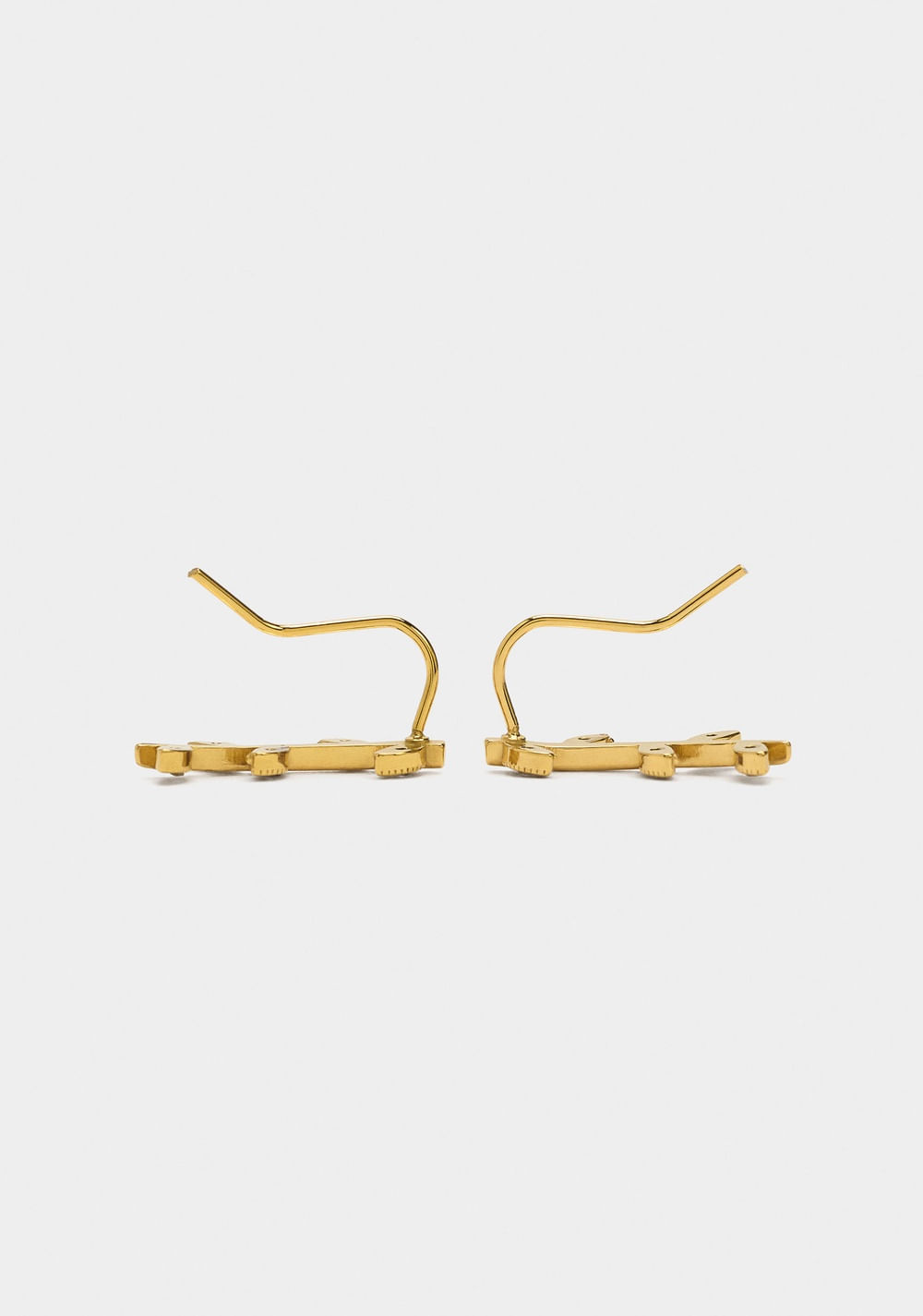 Zarcillos Ear Jacket Hojas Parfois 3