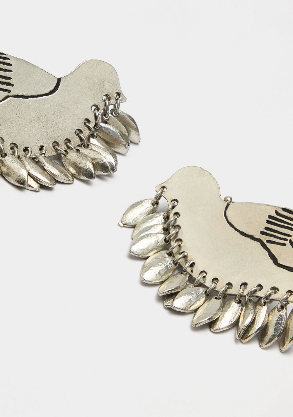 Zarcillos Ear Jacket de Pájaro Parfois 3