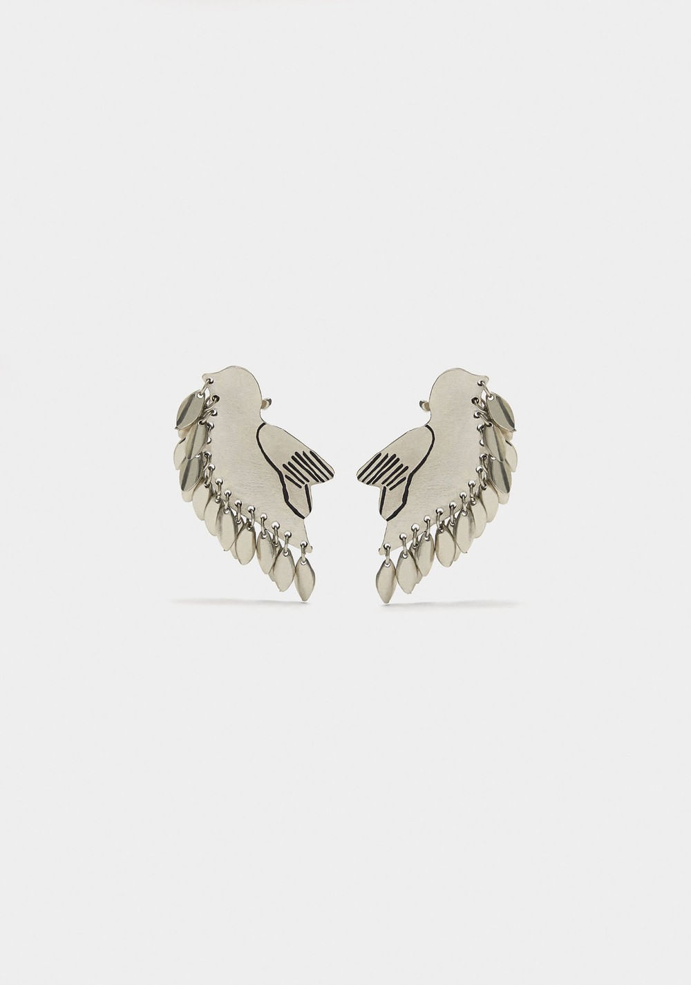 Zarcillos Ear Jacket de Pájaro Parfois Imagen Principal