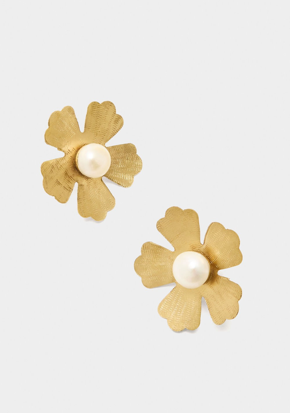 Zarcillos Flor con Perlas de Agua Dulce Parfois 2