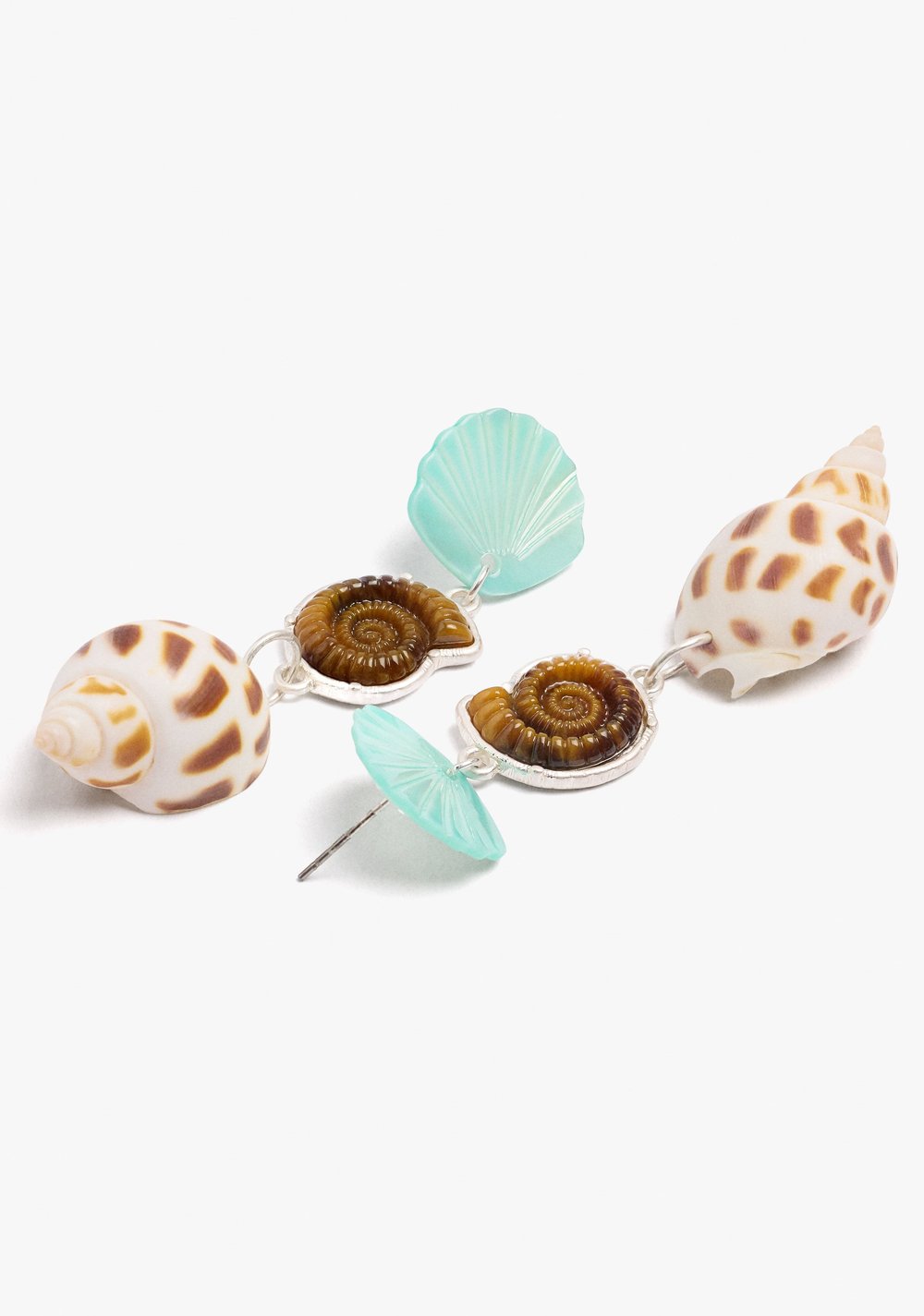 Zarcillos Largos con Conchas Parfois 3