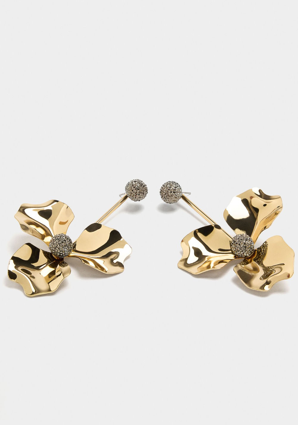 Zarcillos Largos con Flor Parfois 3