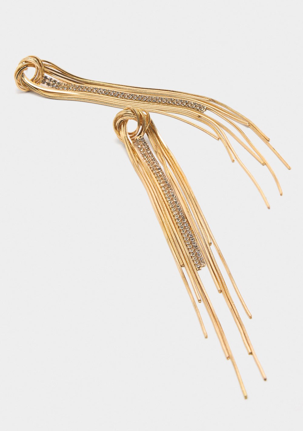 Zarcillos Largos con Nudo de Cadenas Parfois 2