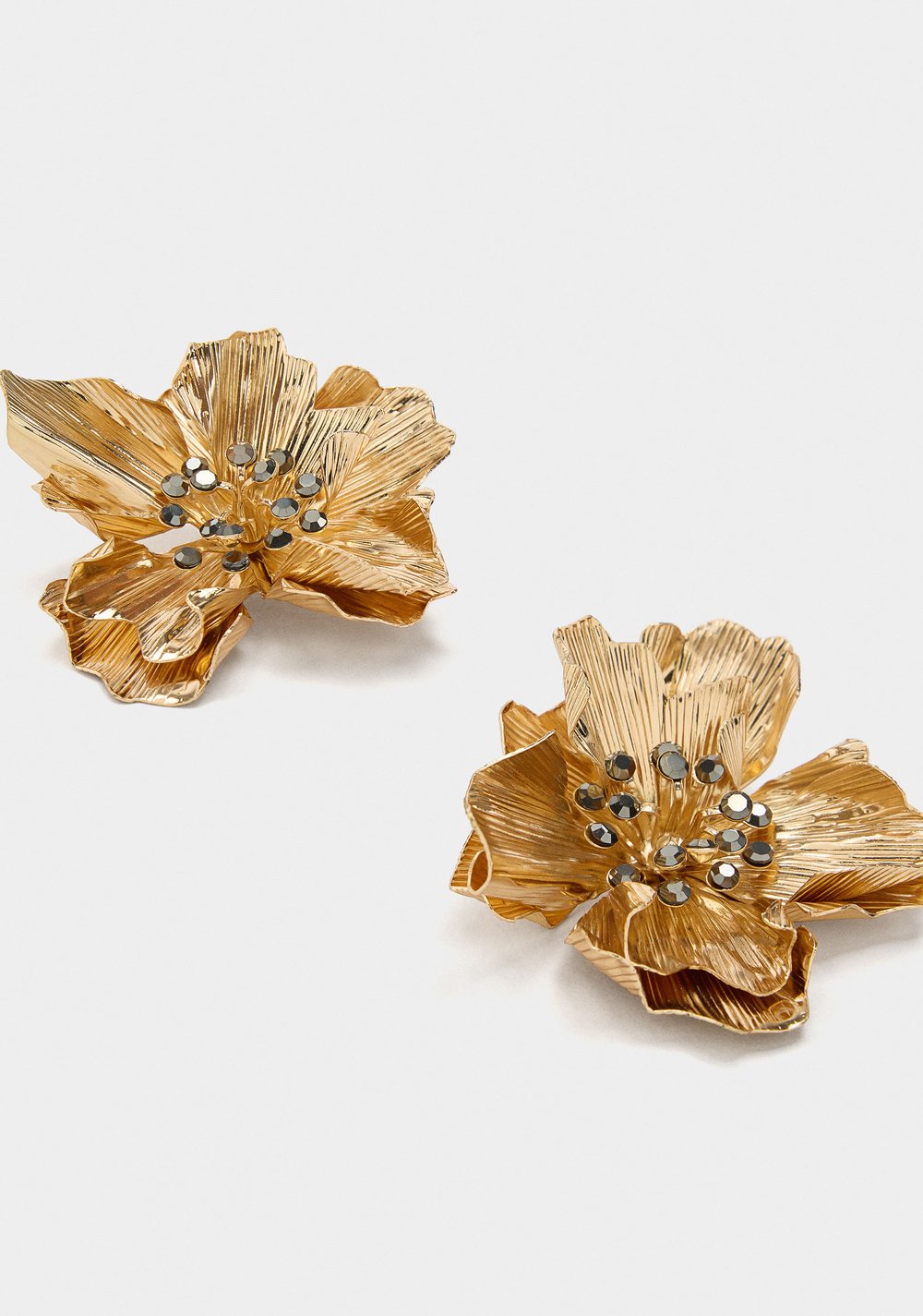 Zarcillos Maxi Flor con Cristales Parfois 2