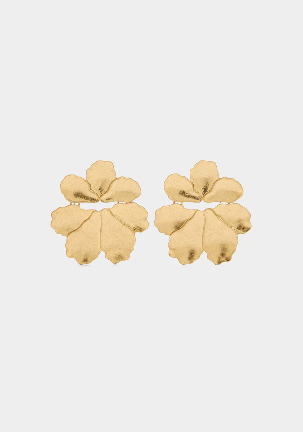Zarcillos Maxi Flor con Relieve Parfois