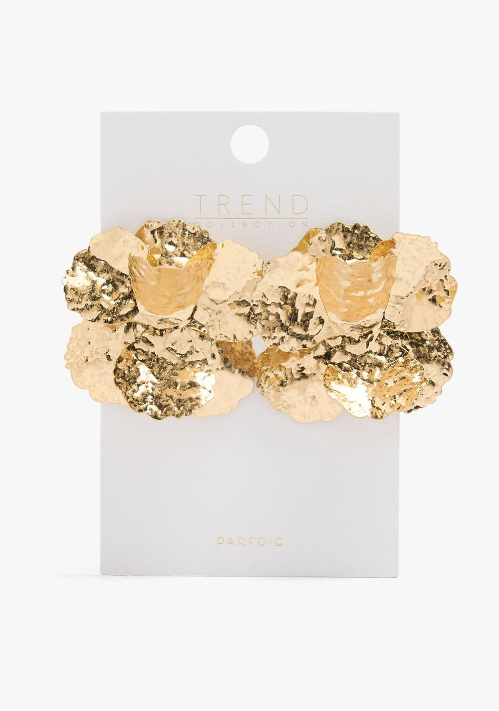 Zarcillos Maxi Flor con Relieve Parfois 4