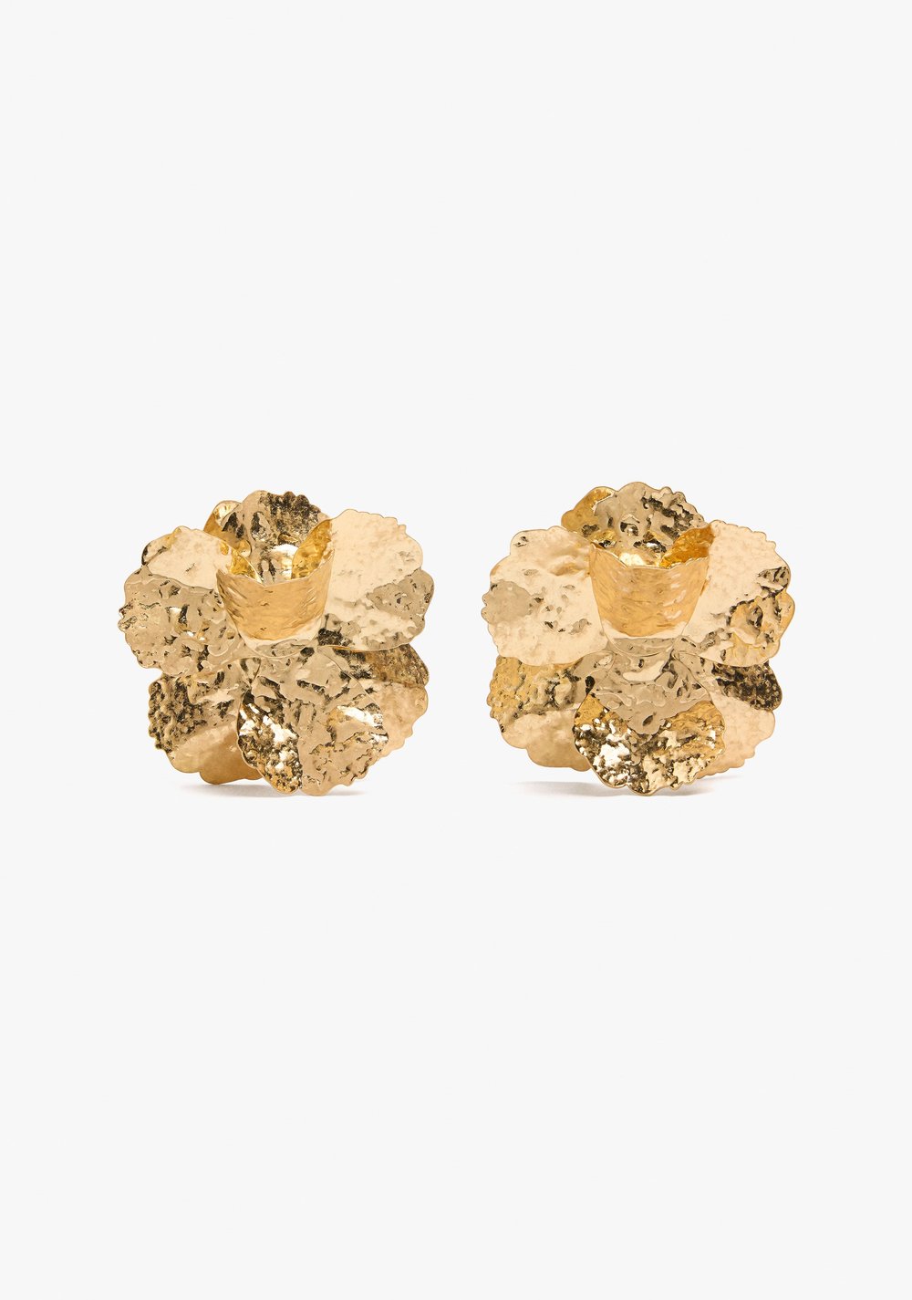 Zarcillos Maxi Flor con Relieve Parfois Imagen Principal