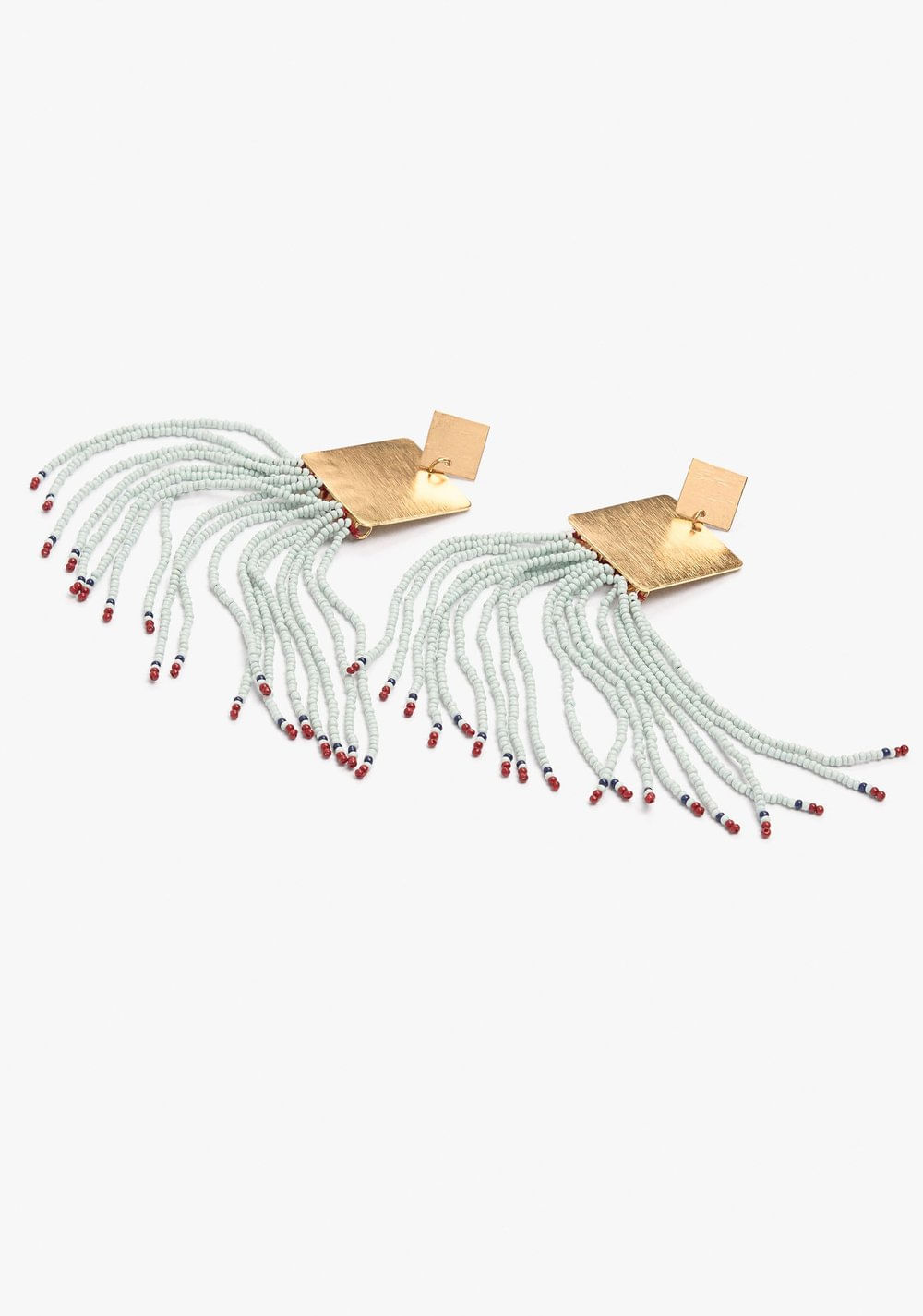 Zarcillos Maxi Largos con Abalorios Parfois 3