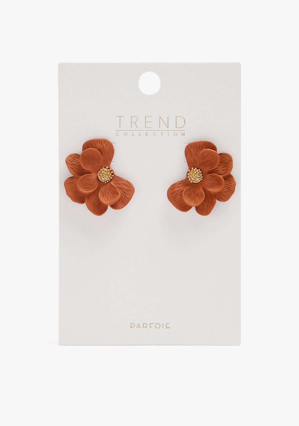 Zarcillos Maxi con Media Flor Parfois 4