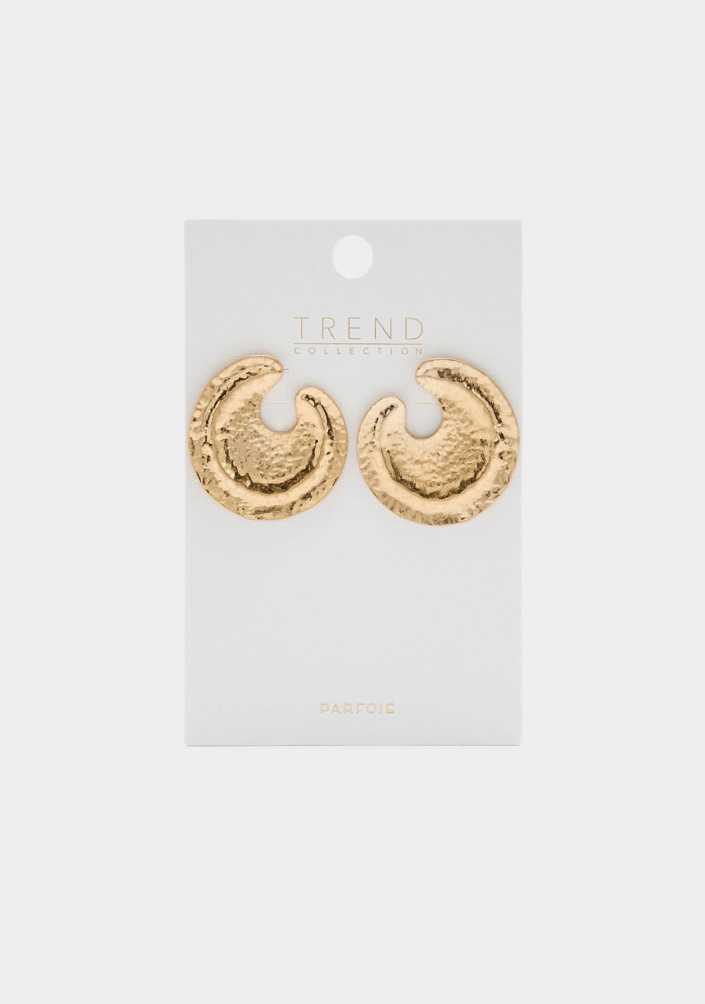 Zarcillos Maxi Redondos con Relieve Parfois 4