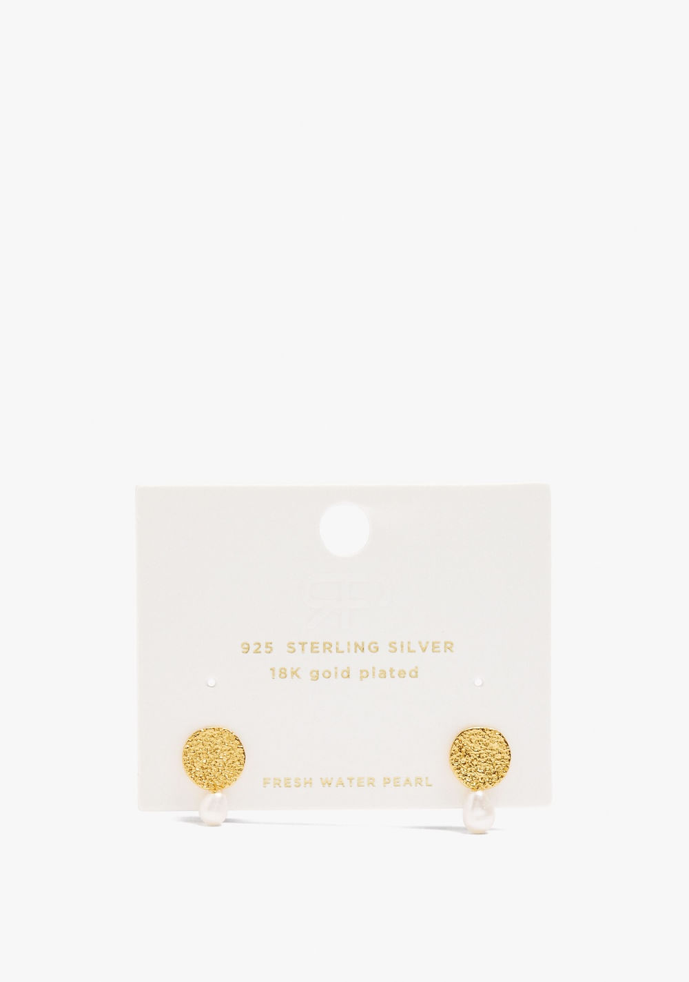 Zarcillos con Perla Baño de Oro 18k Parfois 4