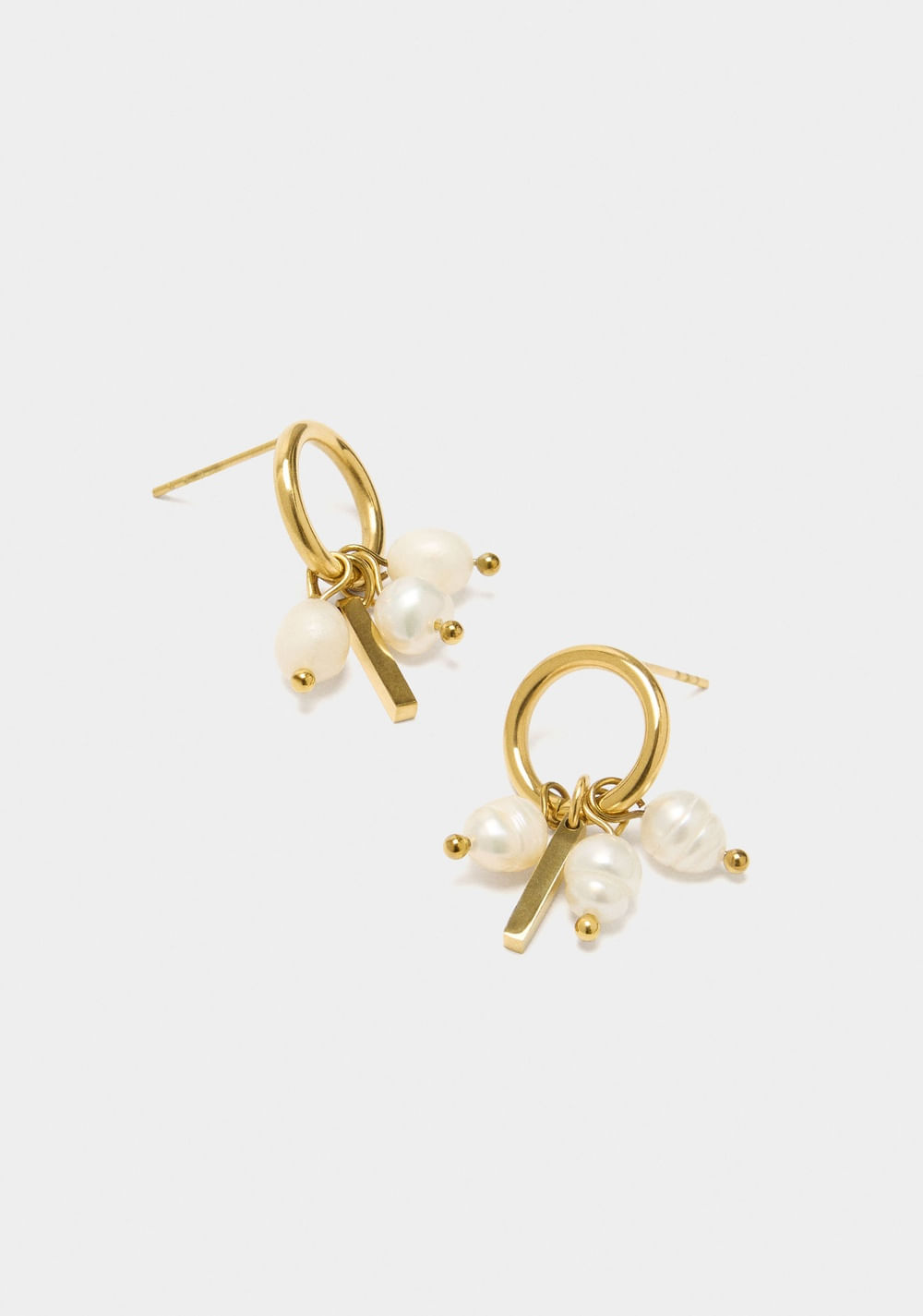 Zarcillos con Perlas de Agua Dulce Parfois 2