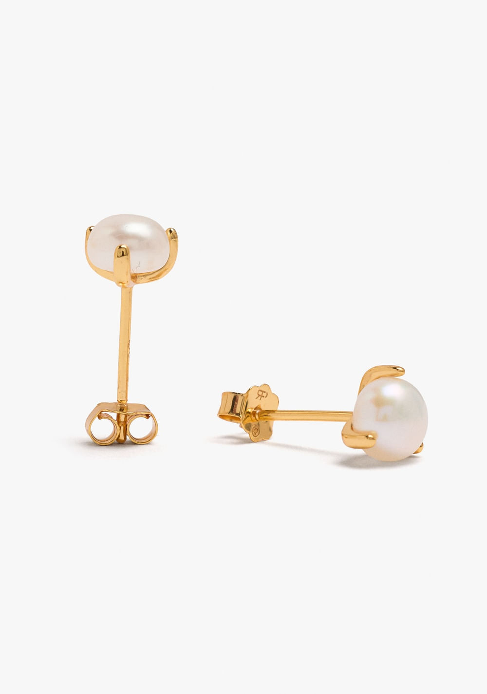 Zarcillos con Perlas Baño de Oro 18k Parfois 3