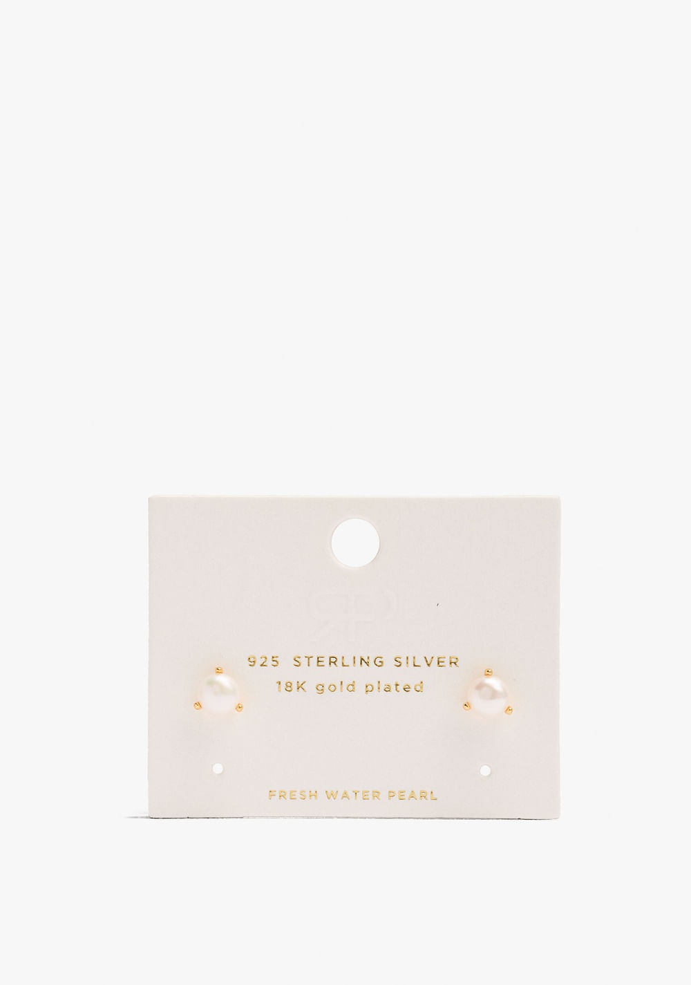 Zarcillos con Perlas Baño de Oro 18k Parfois 4