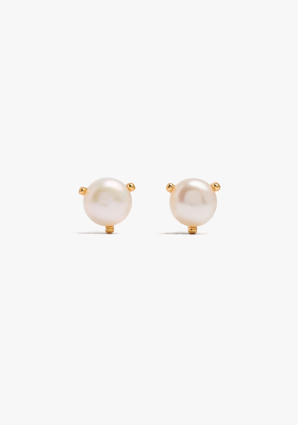 Zarcillos con Perlas Baño de Oro 18k Parfois Imagen Principal