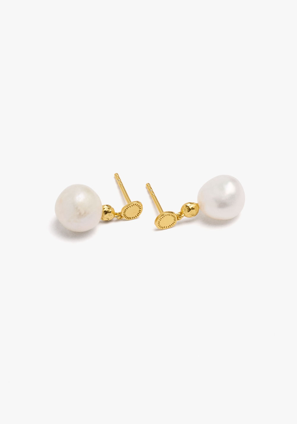 Zarcillos de Perlas con Baño de Oro 18k Parfois 3