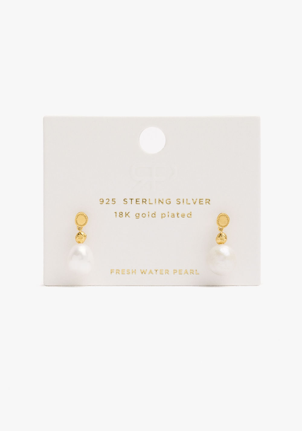 Zarcillos de Perlas con Baño de Oro 18k Parfois 5