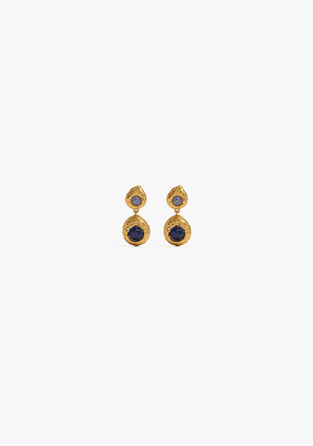 Zarcillos con Piedras Baño de Oro 18k Parfois Imagen Principal