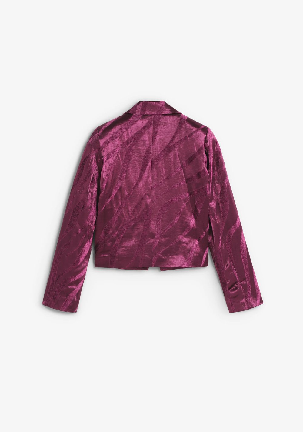 Blazer Cropped Jacquard Scalpers 5