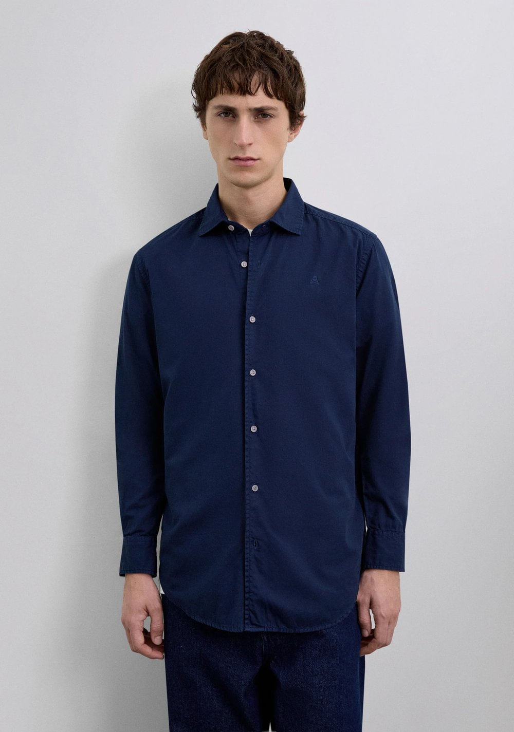 Camisa Calavera Bordada Scalpers