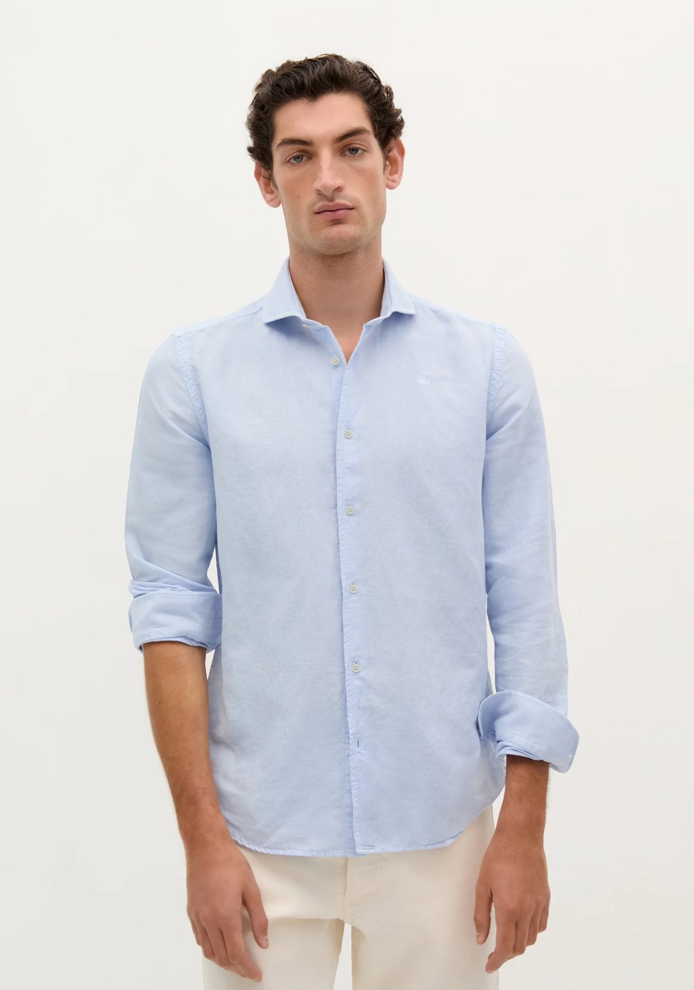Camisa Lino Calavera Scalpers