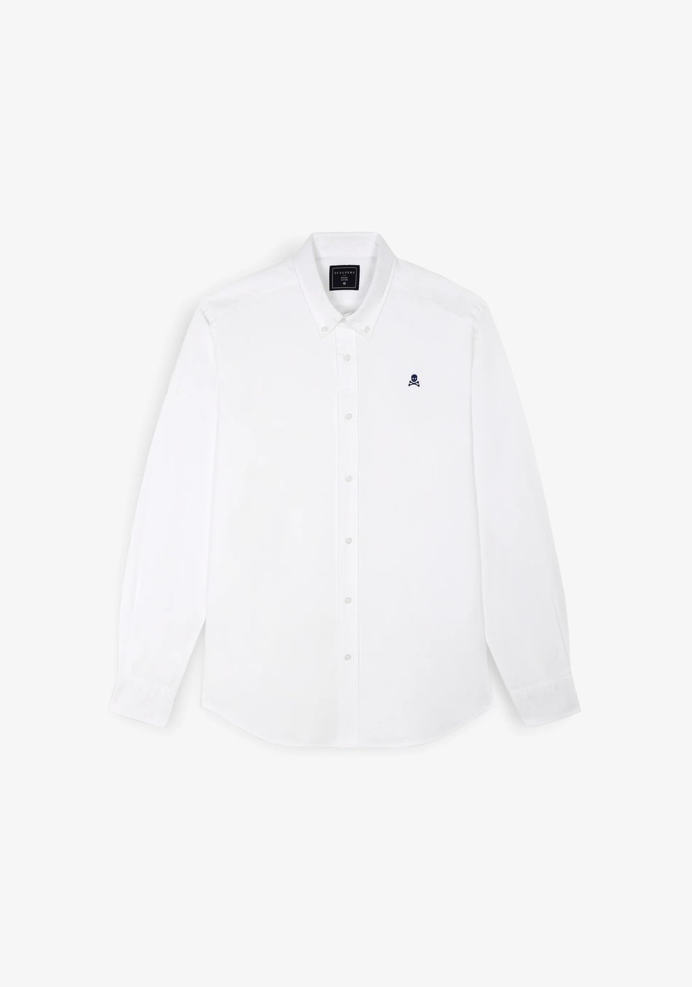 Camisa Oxford Calavera Contraste Scalpers 4