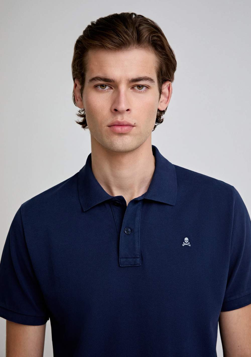 Polo Clásico Calavera Contraste Scalpers 3