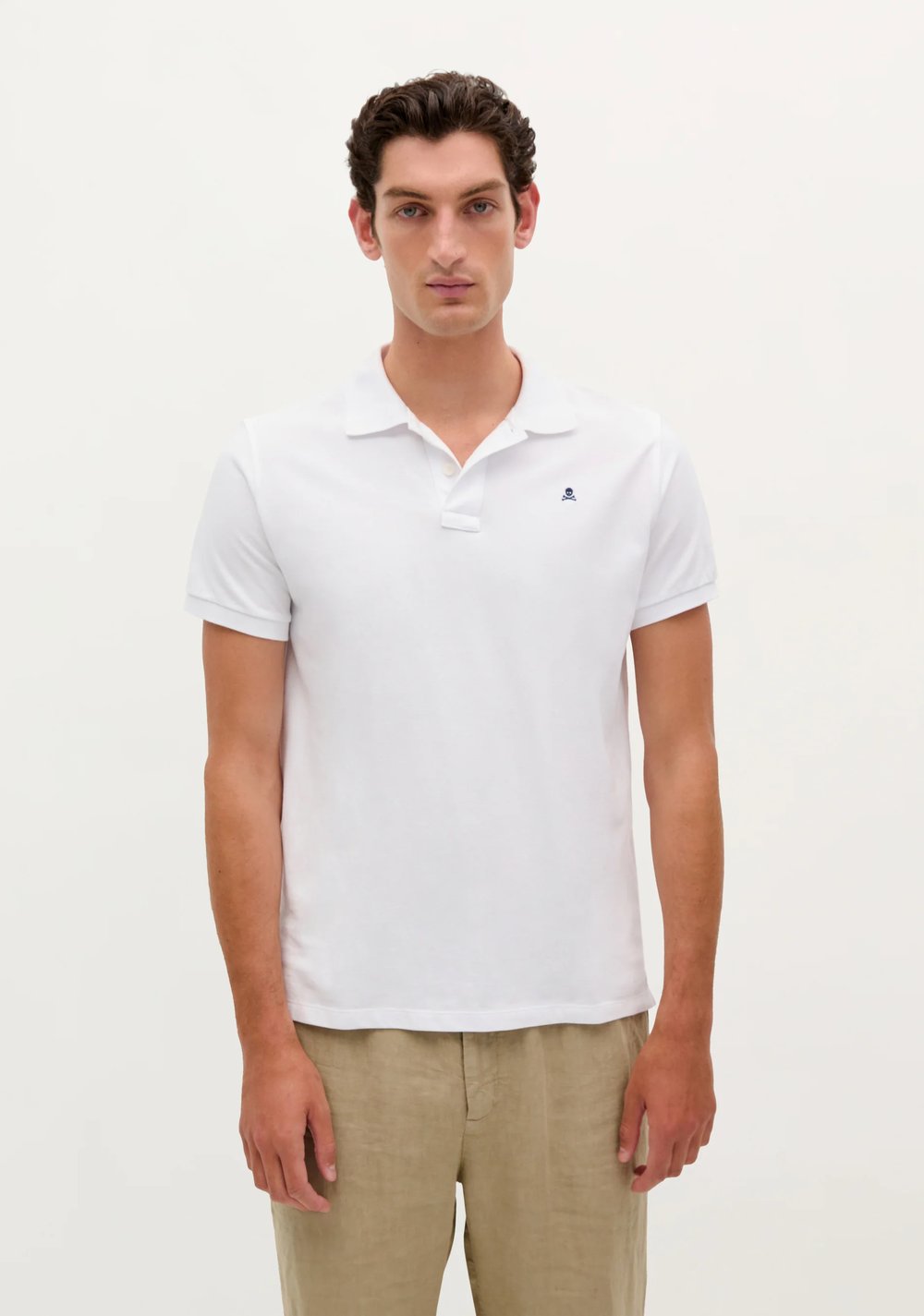 Polo Clásico Calavera Contraste Scalpers