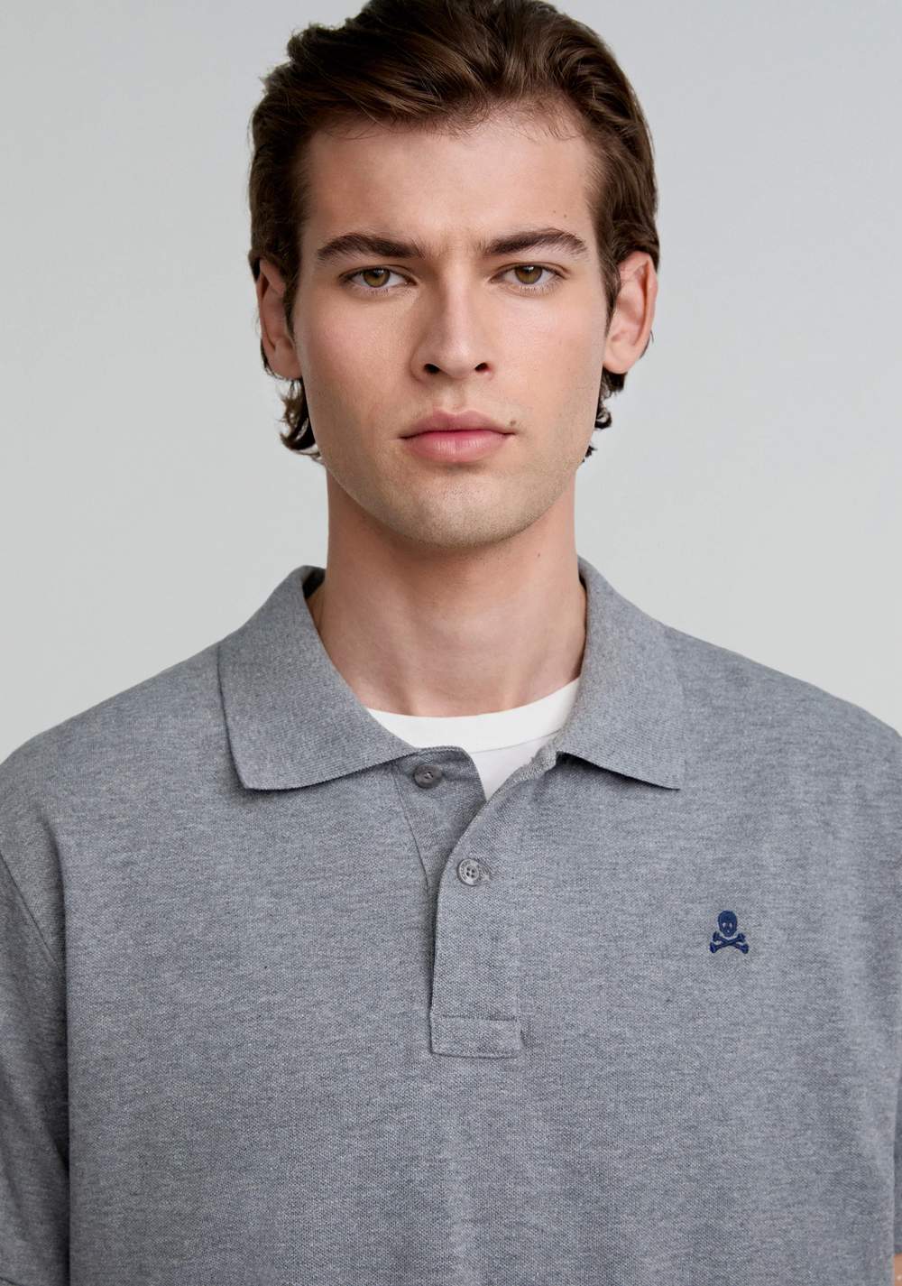 Polo Clásico Calavera Contraste Scalpers 3