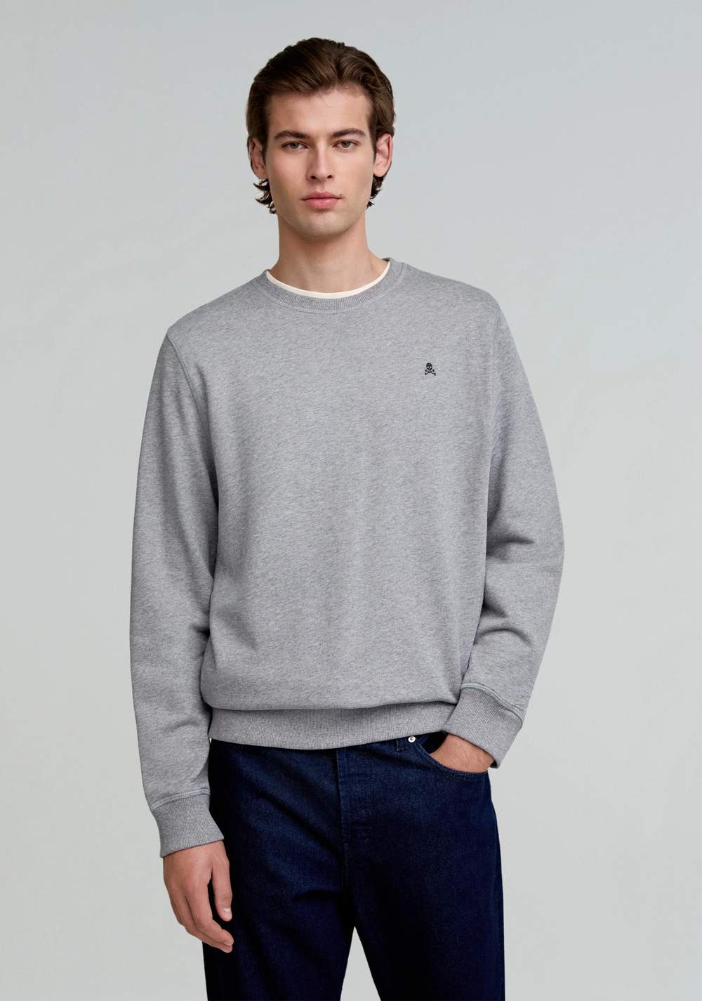 Sudadera Clásica Bordada Contraste Scalpers