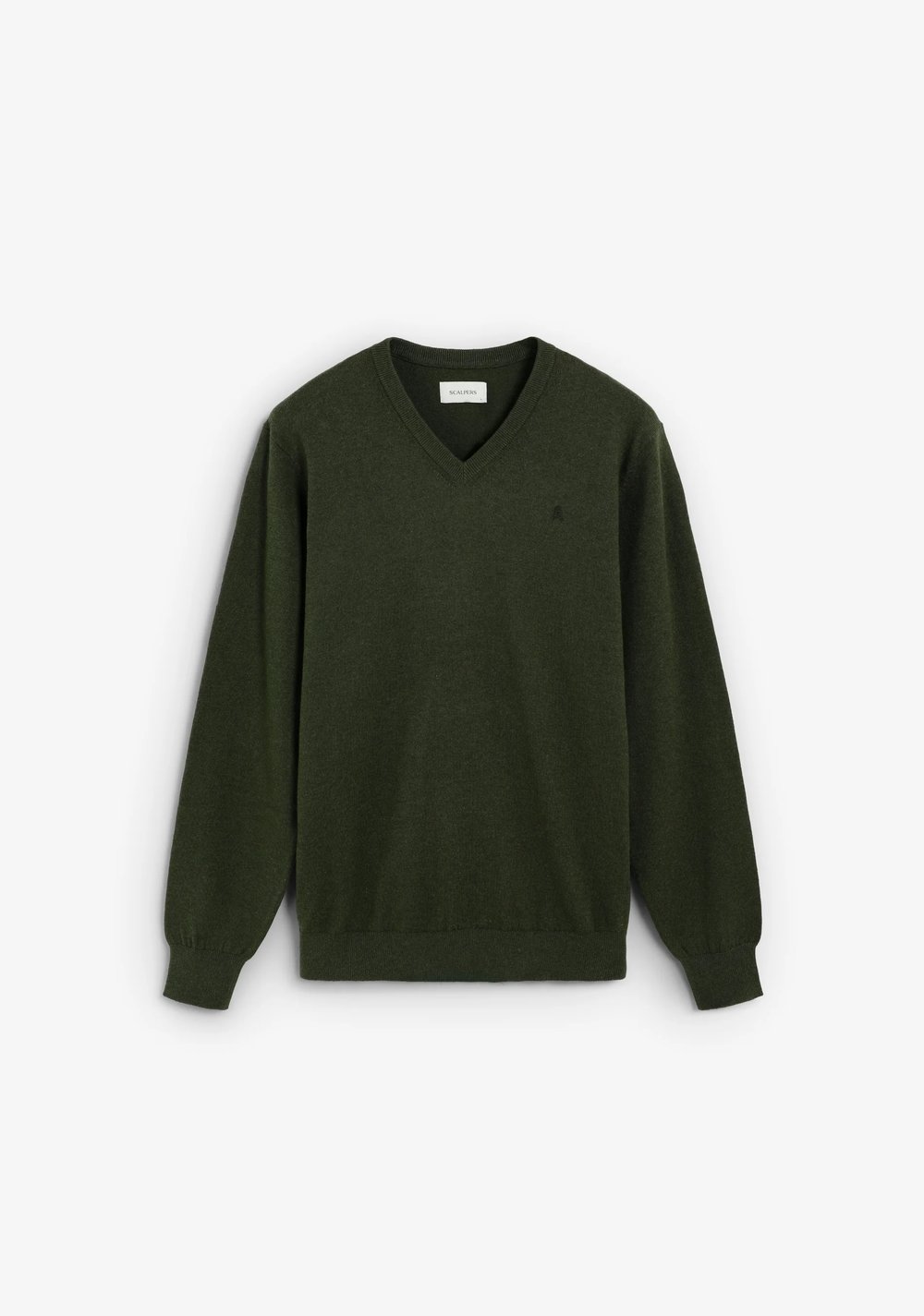 Suéter Cuello Pico con Cashmere Scalpers 4
