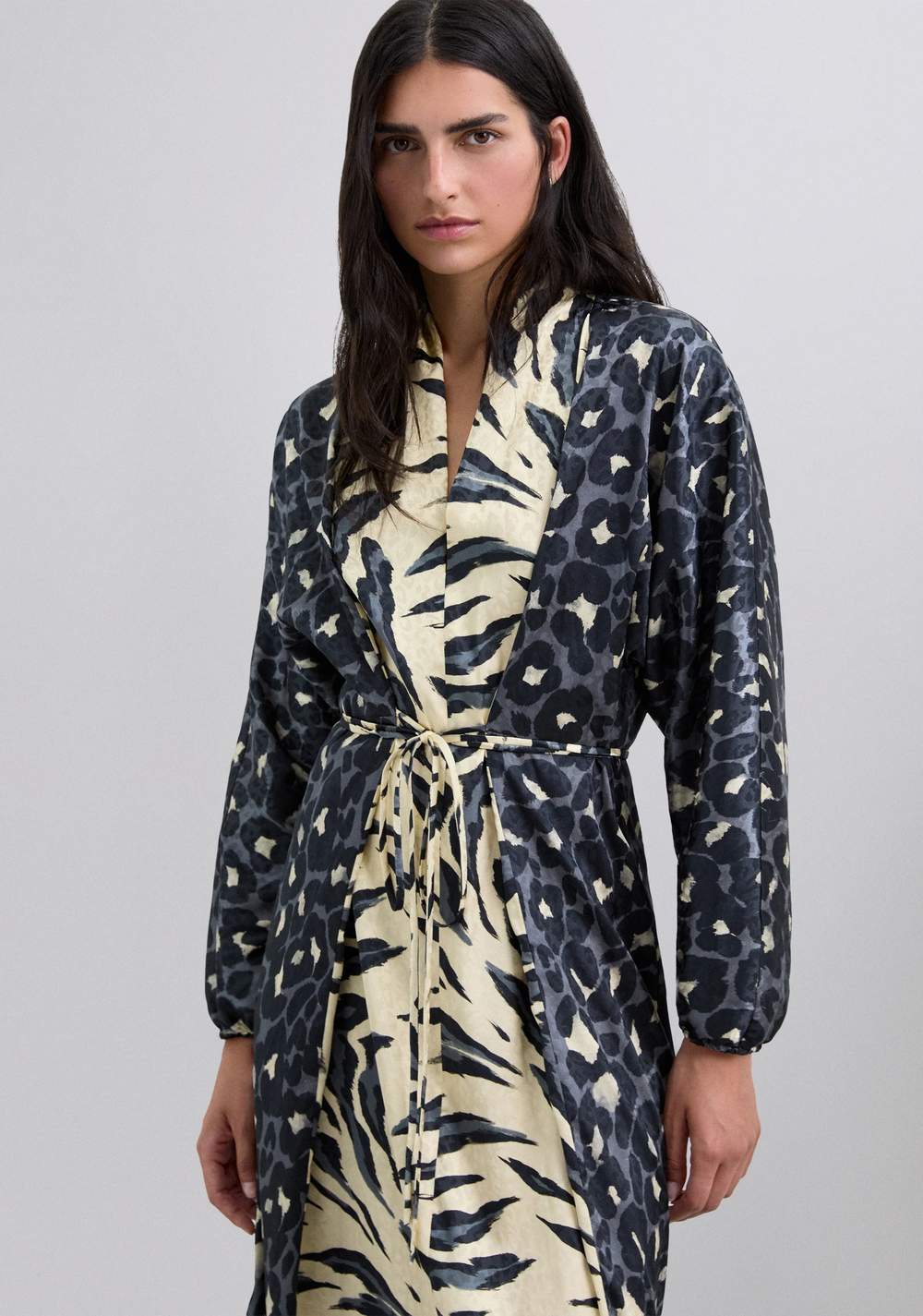 Vestido Largo Animal Print Scalpers 2