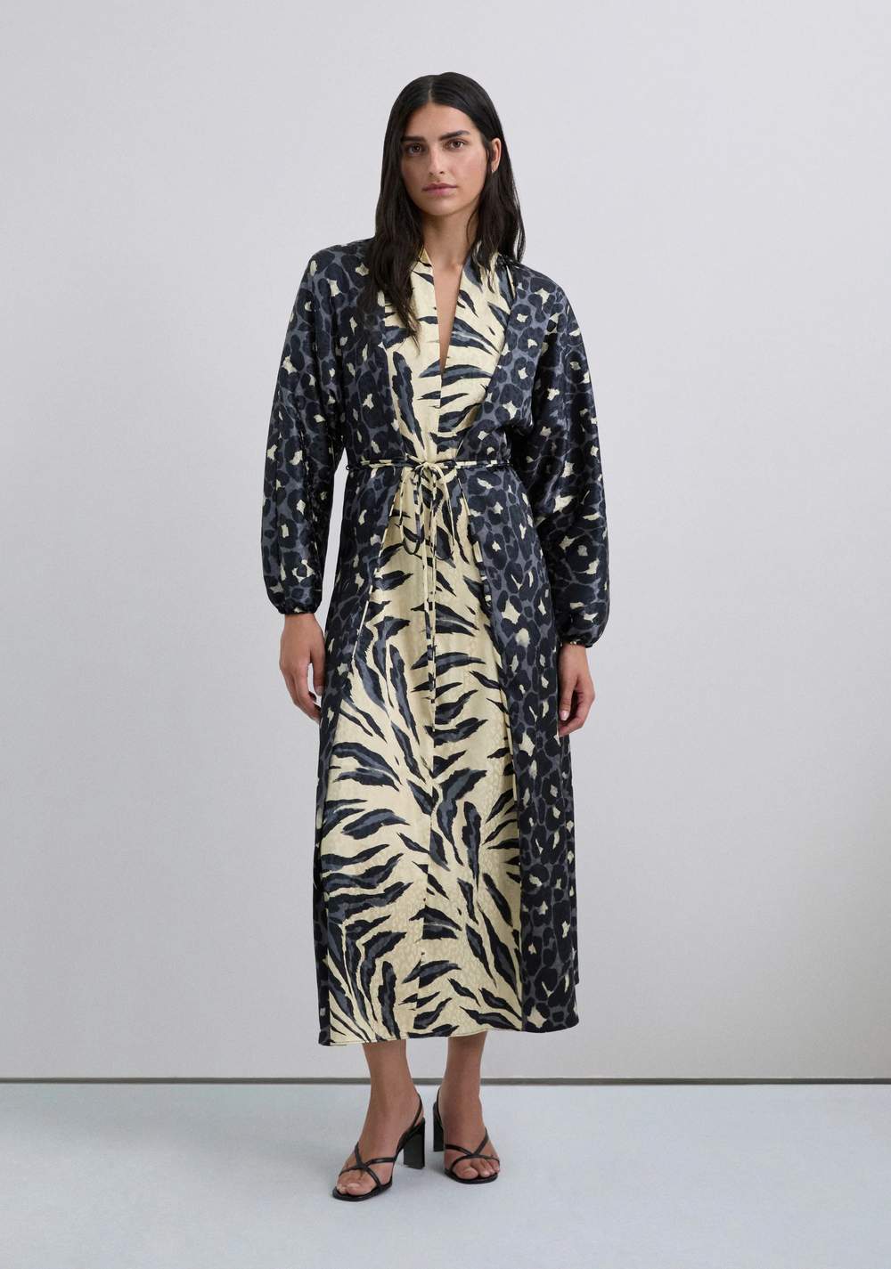 Vestido Largo Animal Print Scalpers