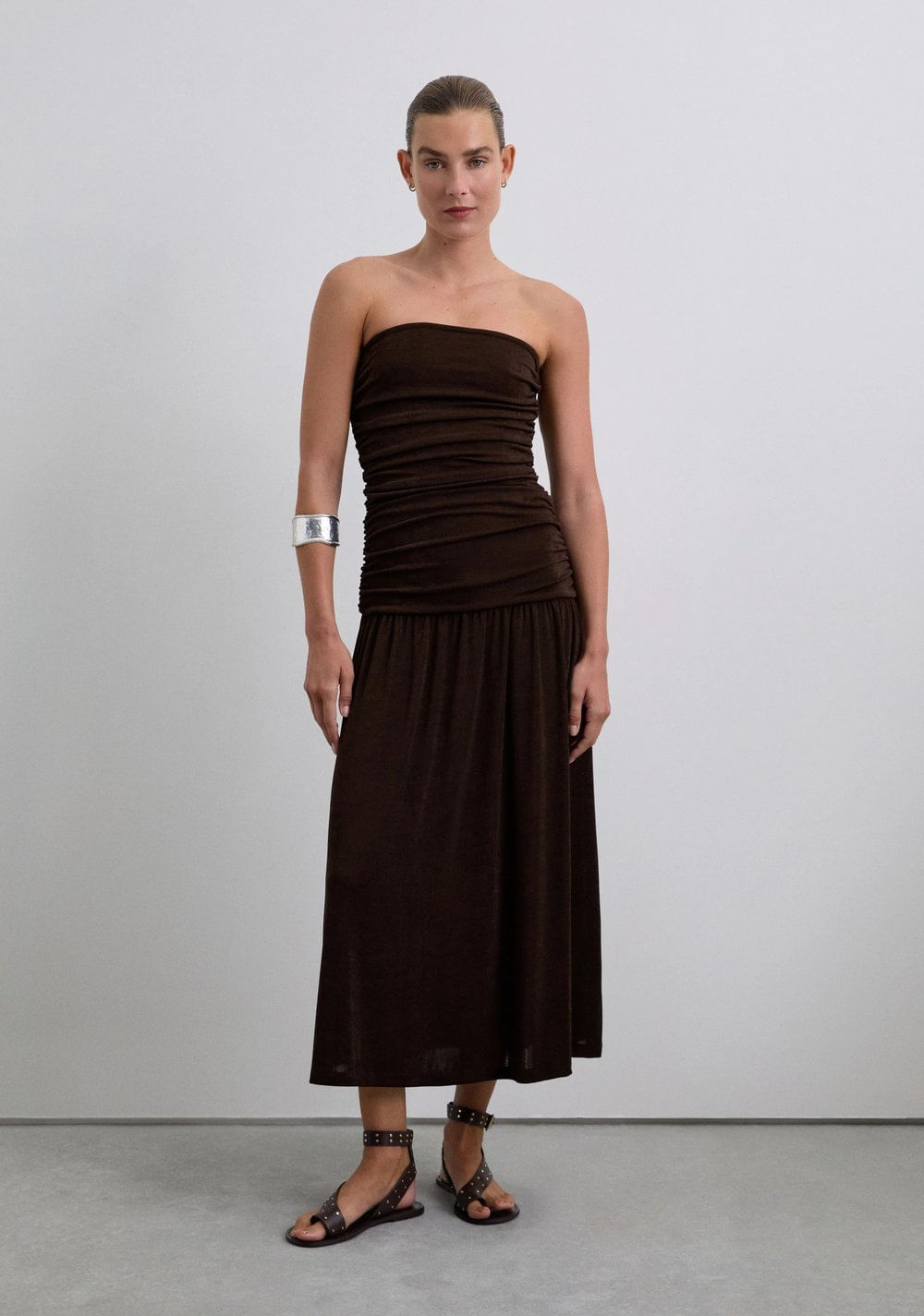 Vestido Punto Frunces Scalpers