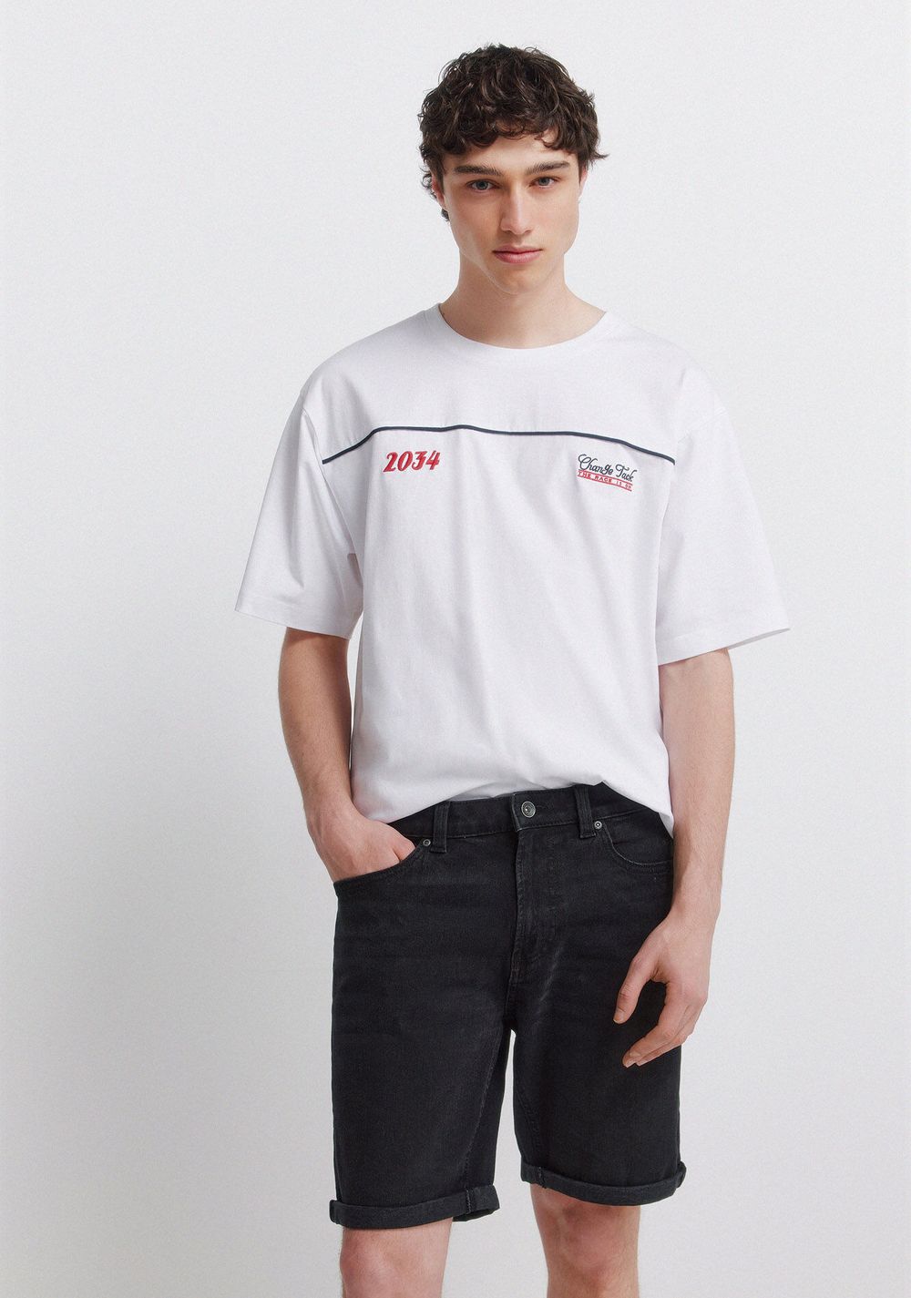 Bermuda de Mezclilla Clásica Slim Fit Springfield 2