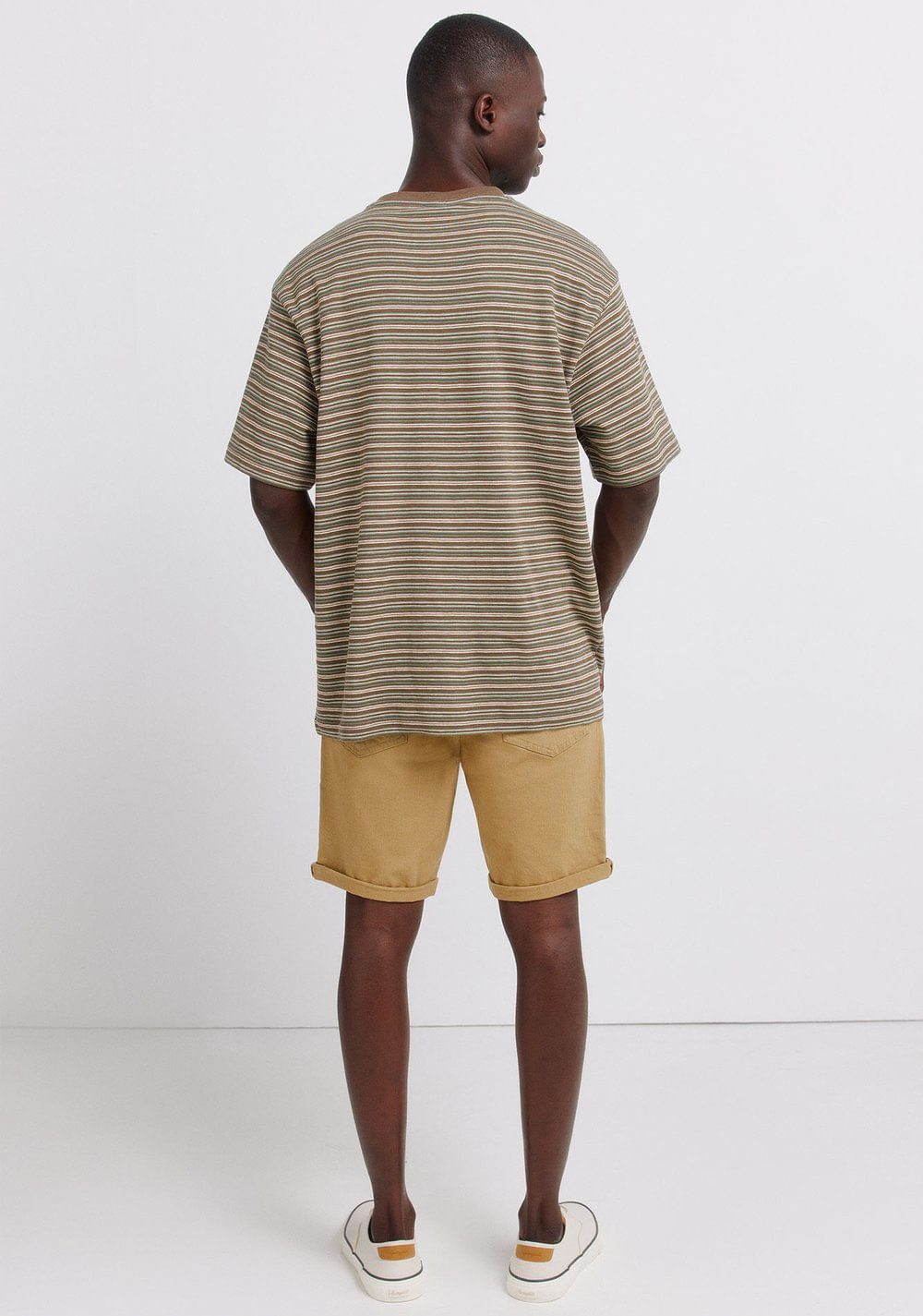 Bermudas 5 Bolsillos Efecto Lavado Slim Fit Springfield 4