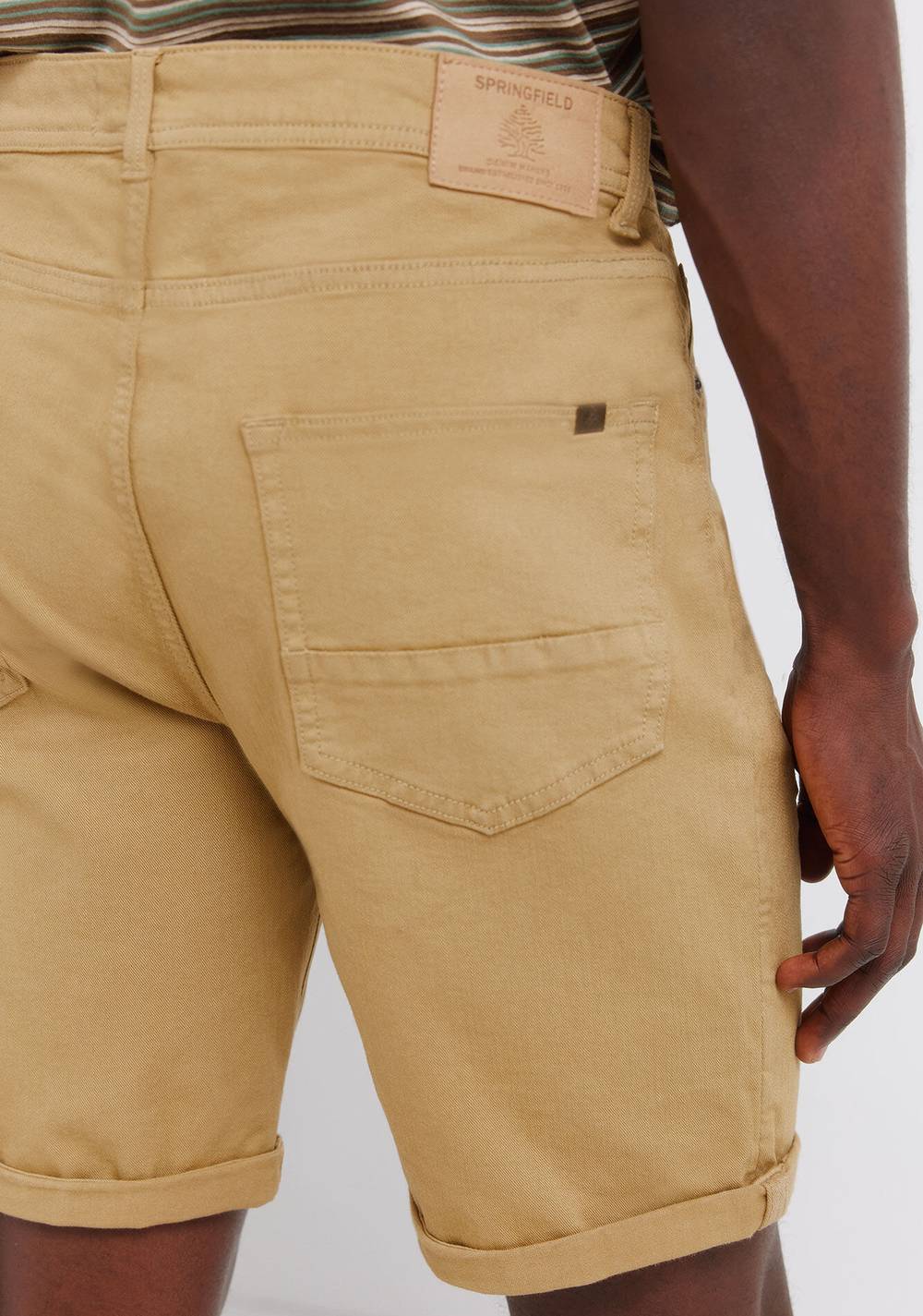 Bermudas 5 Bolsillos Efecto Lavado Slim Fit Springfield 5